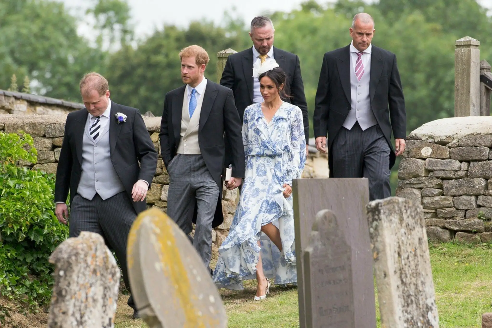 Meghan Markle spolu s princom Harrym na svadbe.
