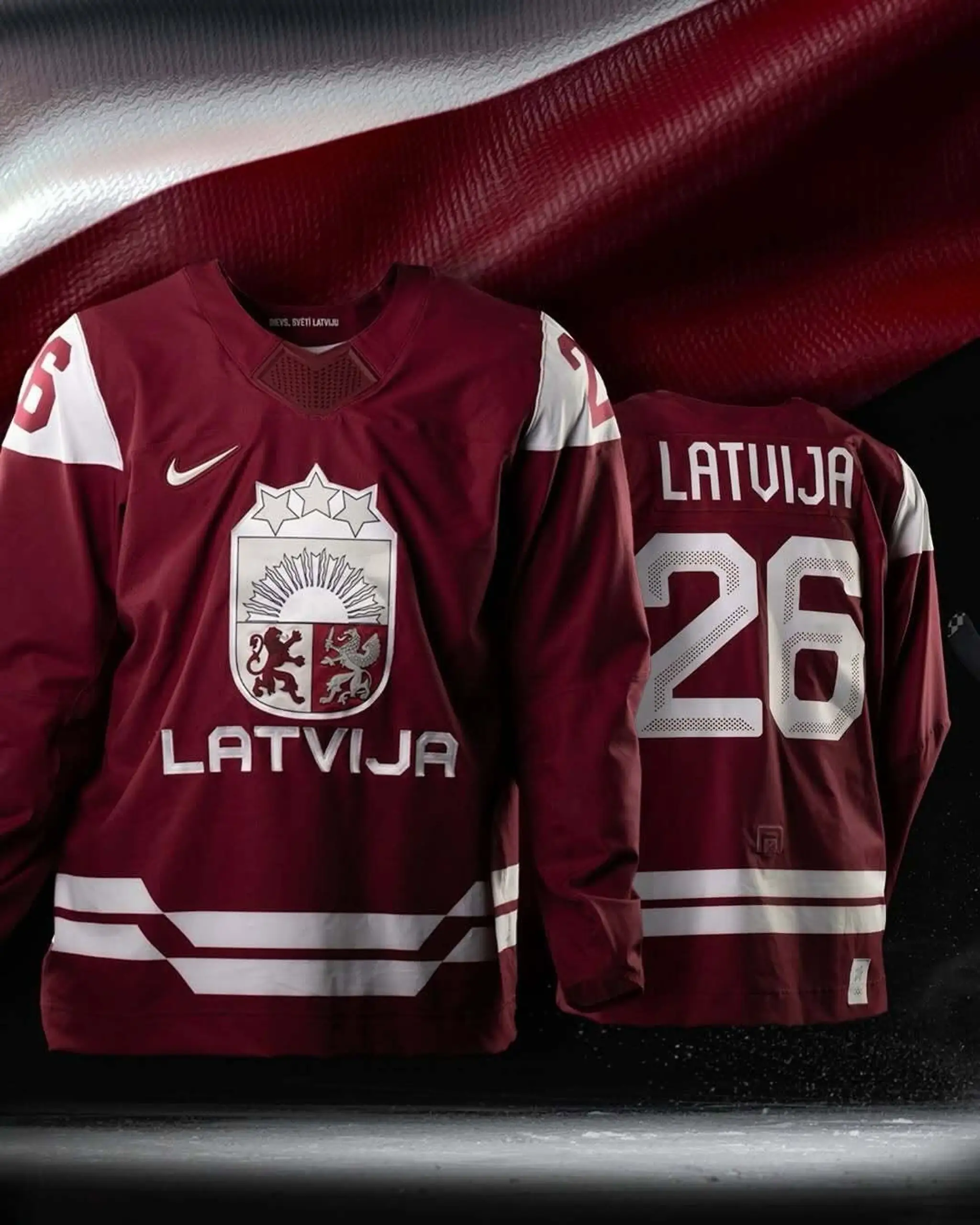 Dres Lotyšska na OH v Taliansku.