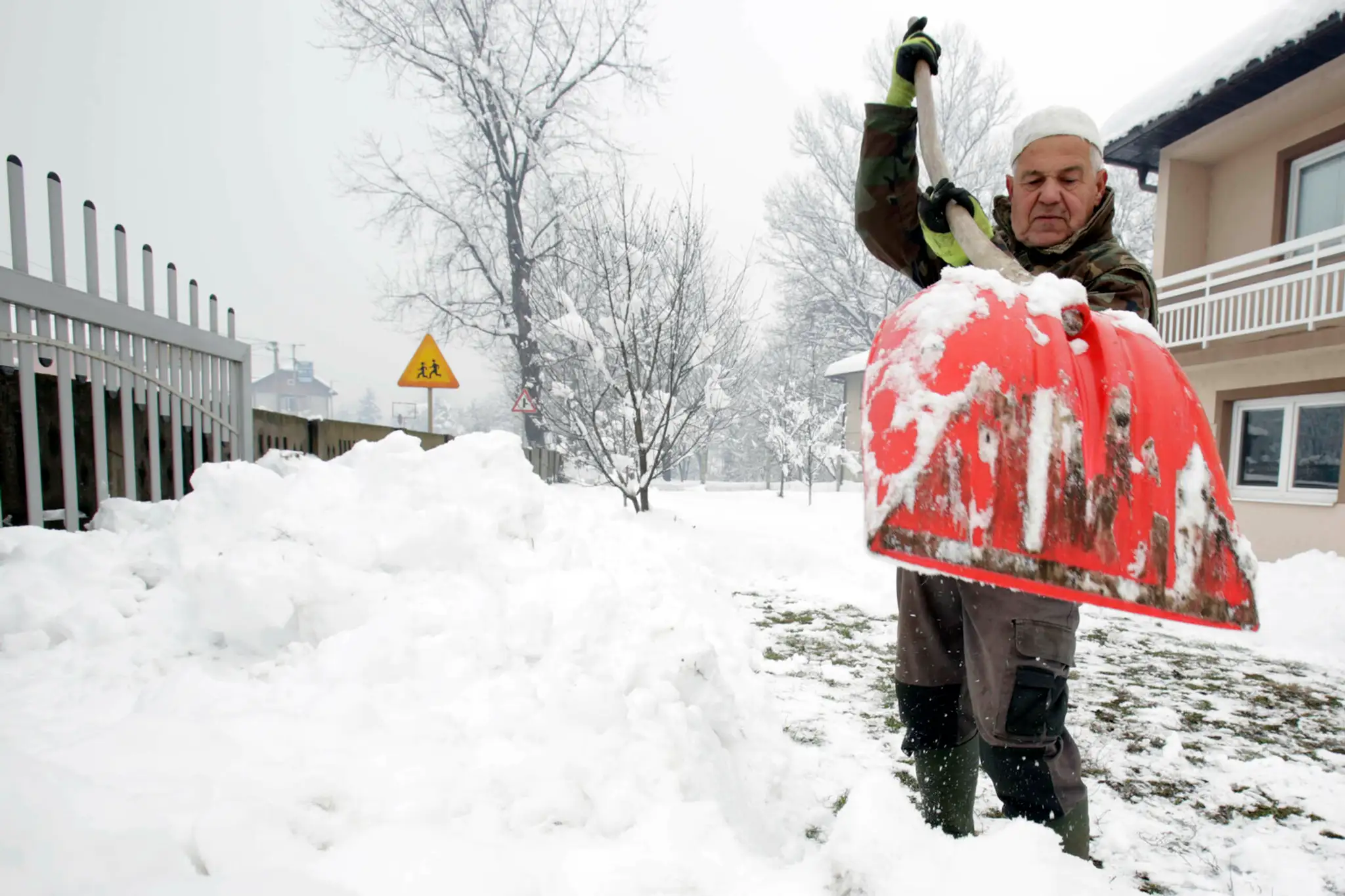 Mrazivé počasie v Bosne