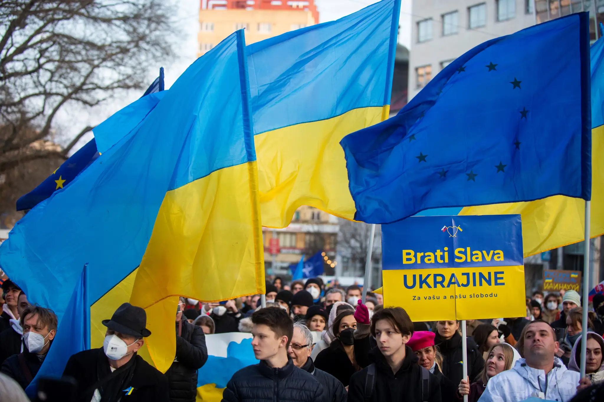 Protest v Bratislave