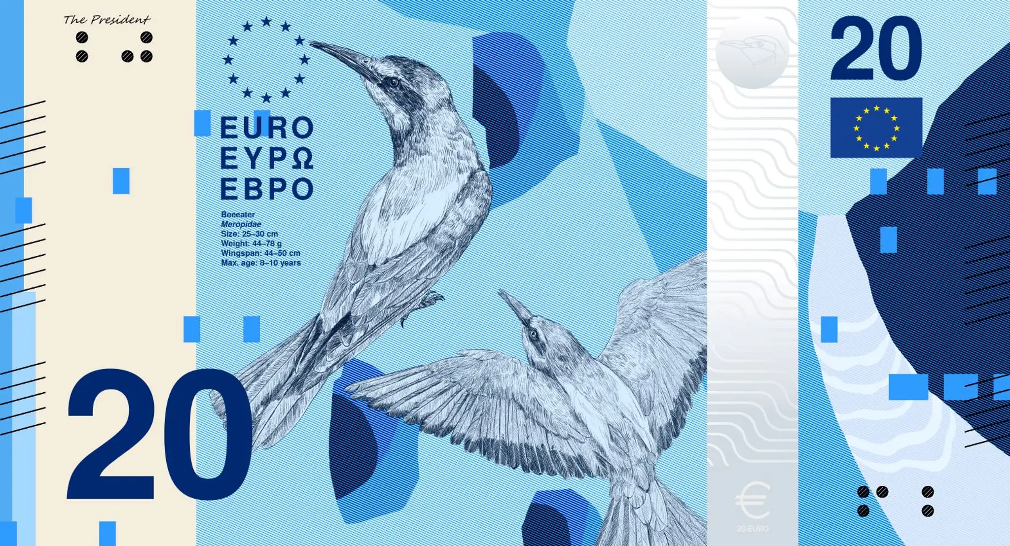 Nové eurobankovky Návrh B