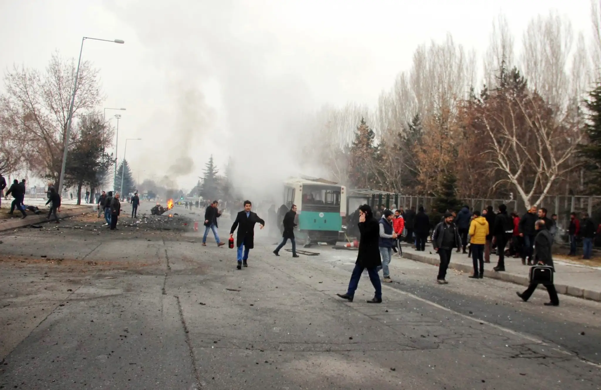Útok na autobus s vojakmi v Turecku