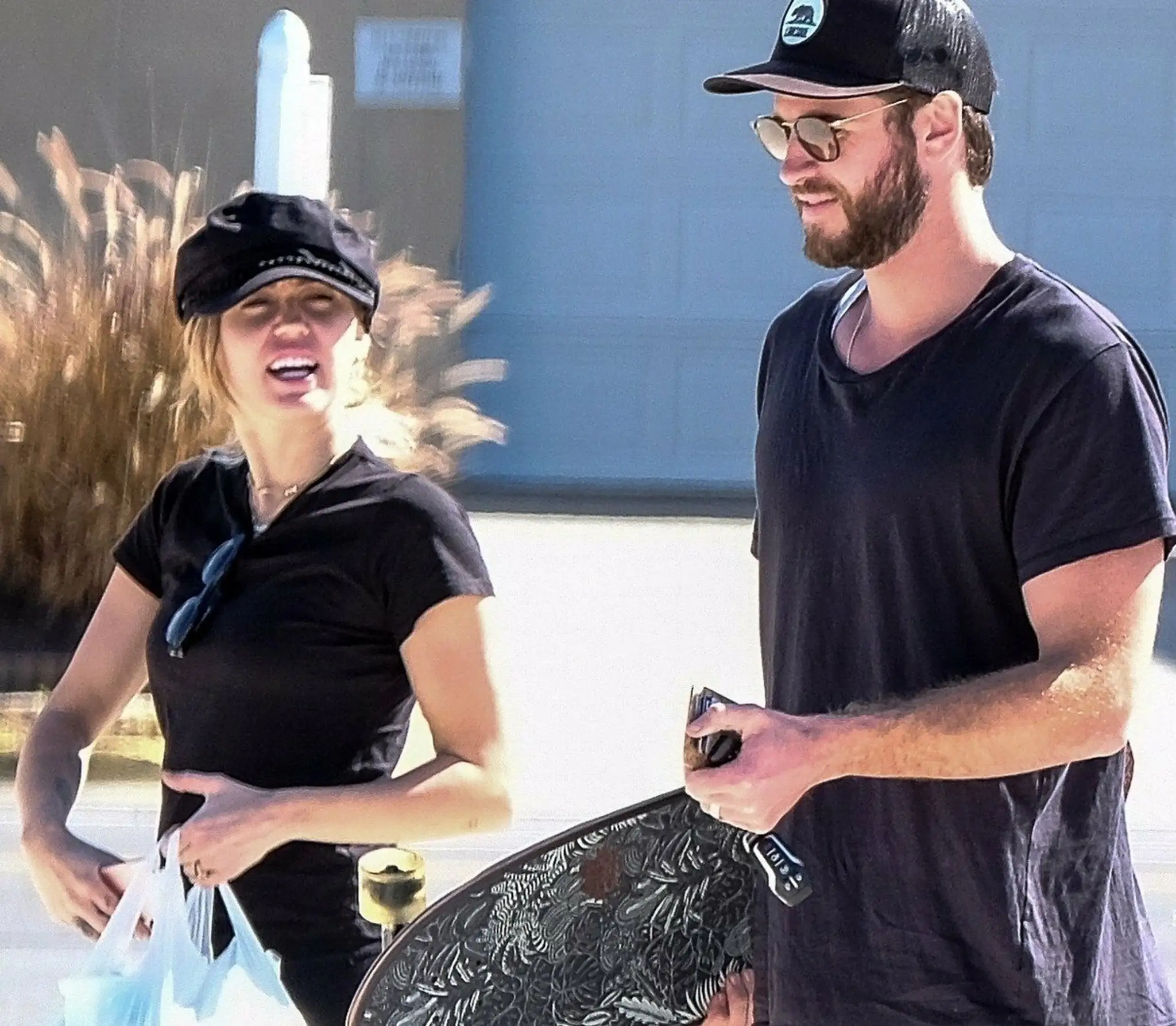 Miley Cyrus a Liam Hemsworth s obrúčkami.