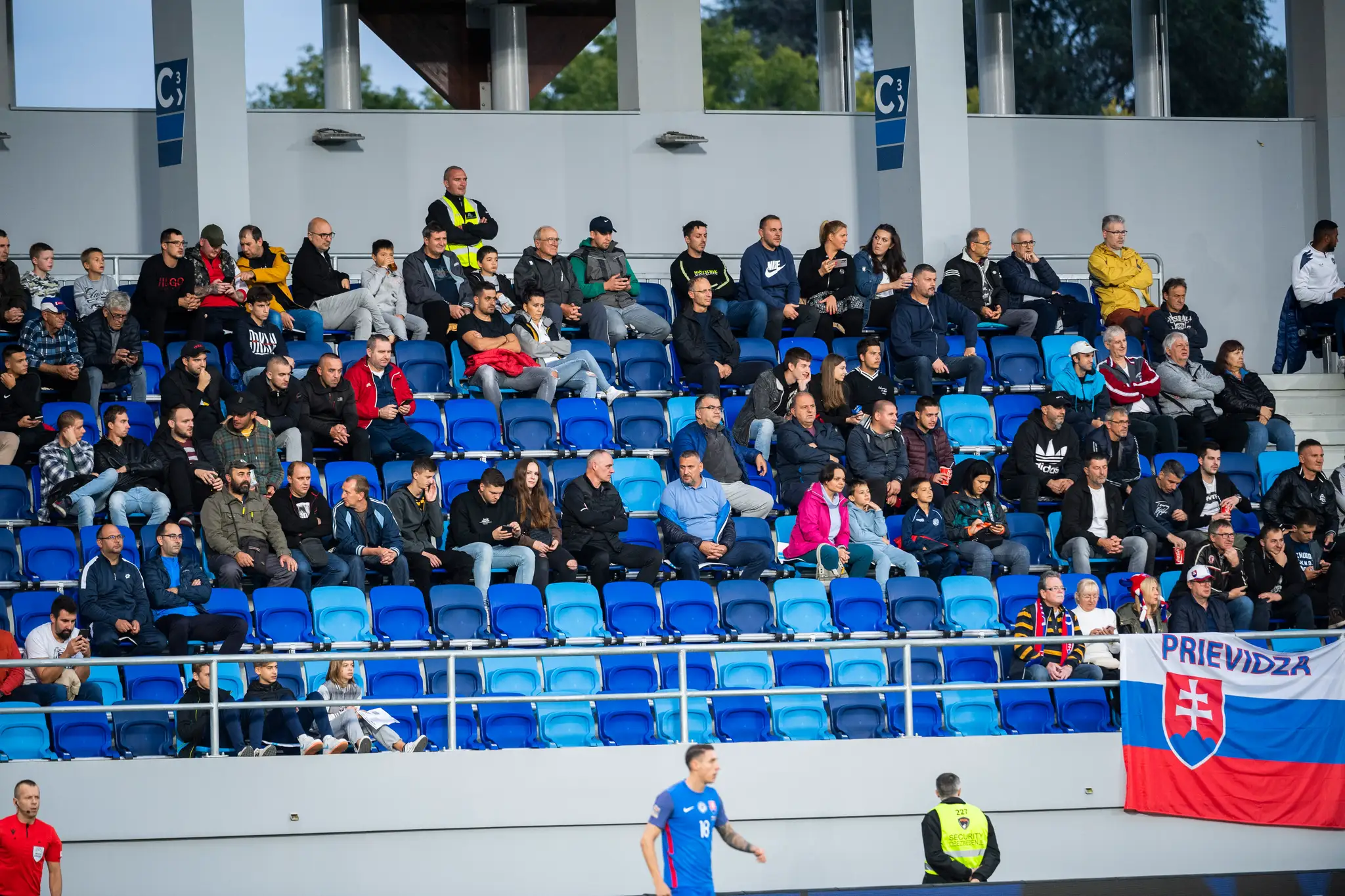 Publikum počas zápasu Bielorusko - Slovensko