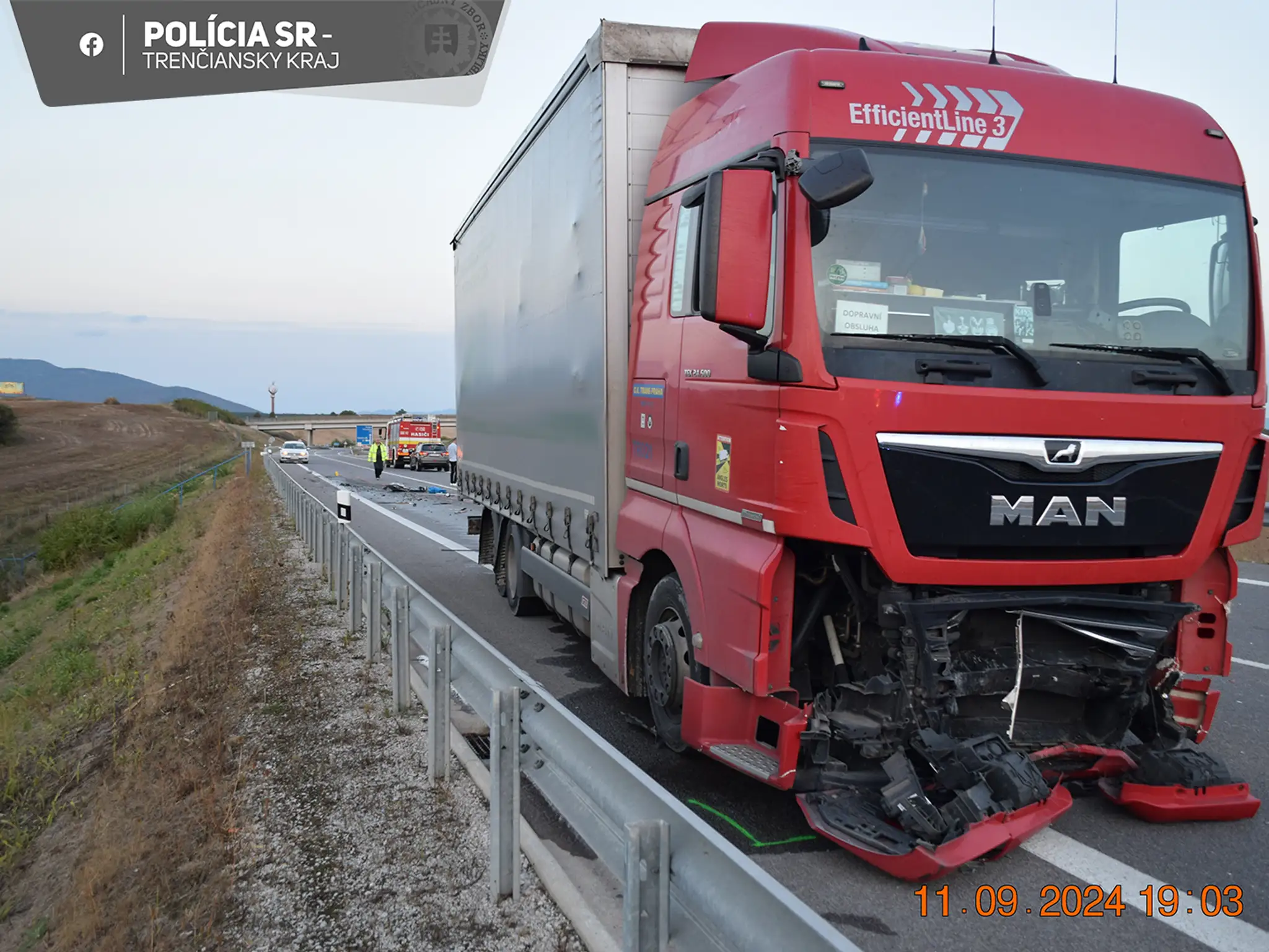 Tragická nehoda pri obci Dolné Naštice.