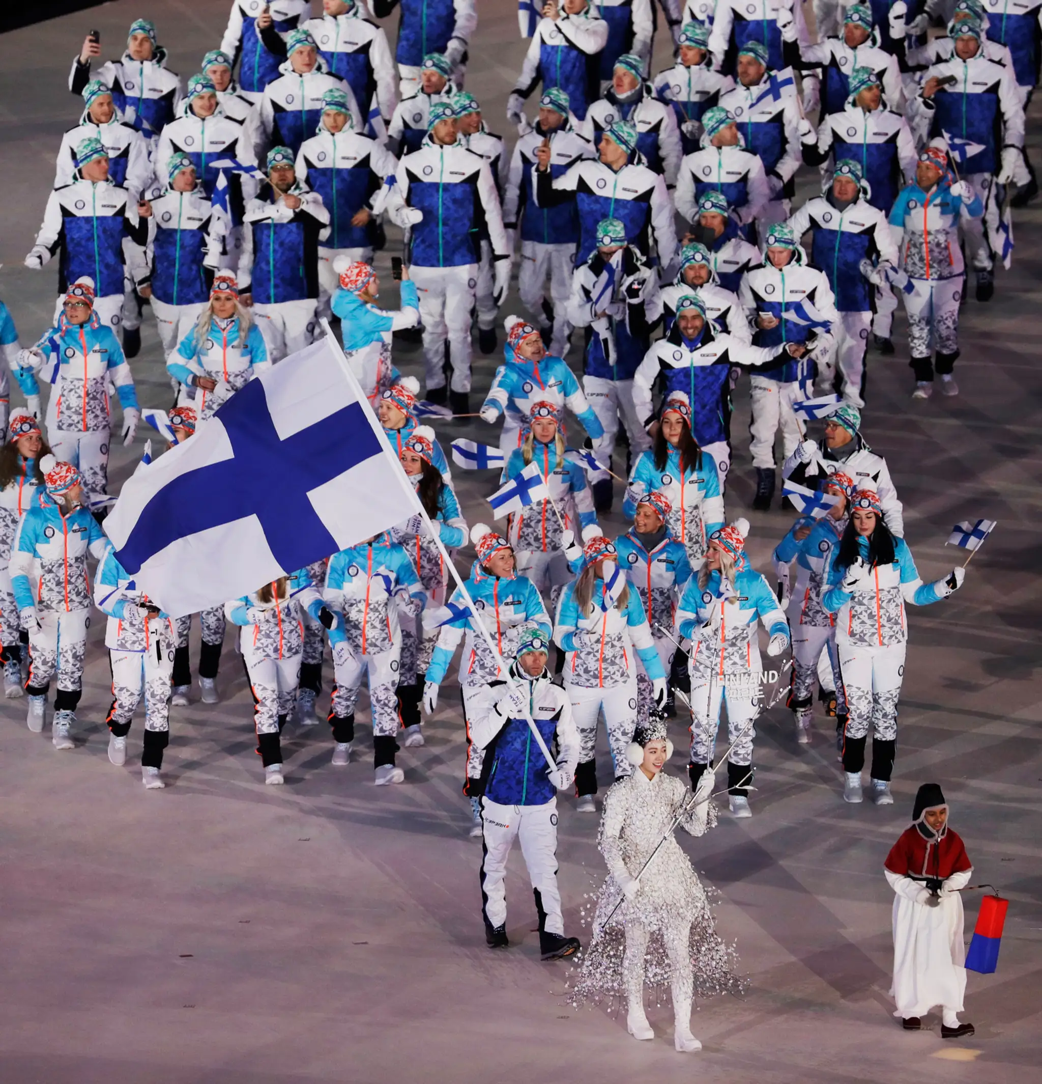 Olympionici z Írska na otváracom ceremoniáli ZOH 2018.