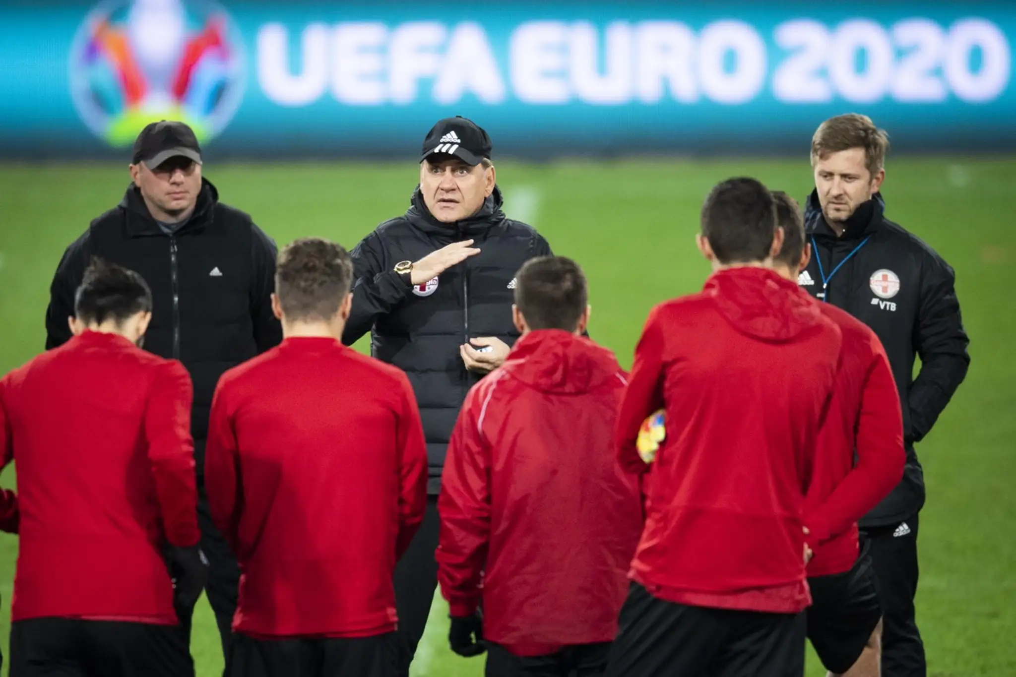 Tréning gruzínskej reprezentácie na jeseň 2019