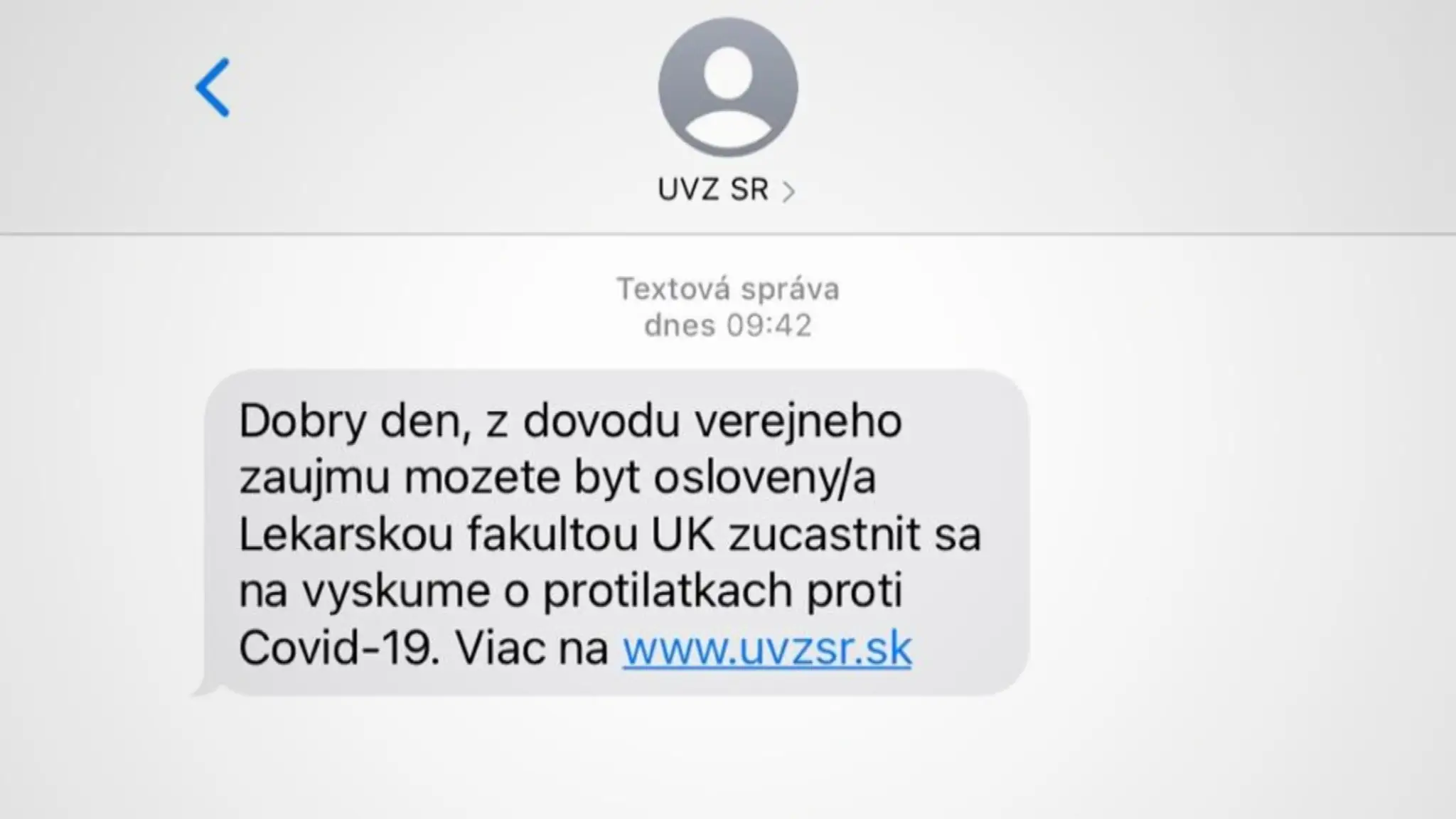 Niektorých ľudí v piatok zaskočila SMS-ka od lekárskej fakulty.