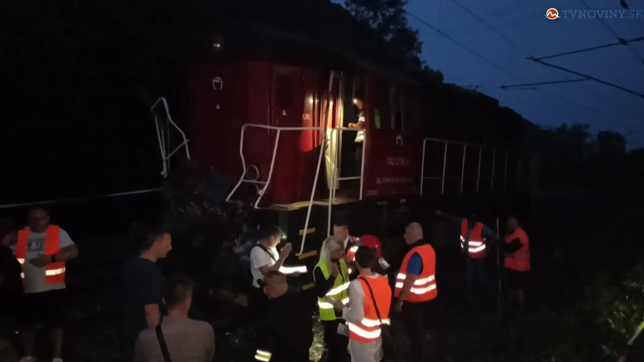 Zrážka vlakov pri Vrútkach.