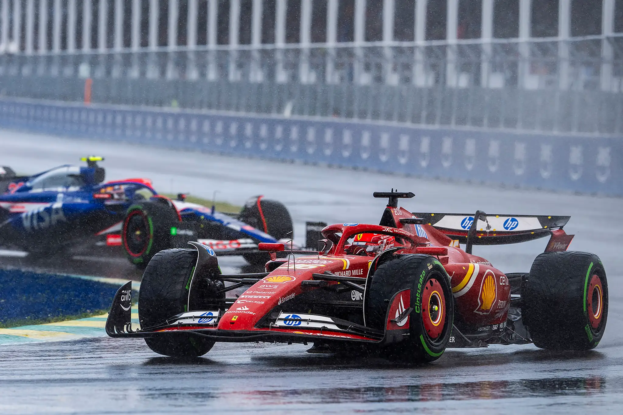 Charles Leclerc na Ferrari.