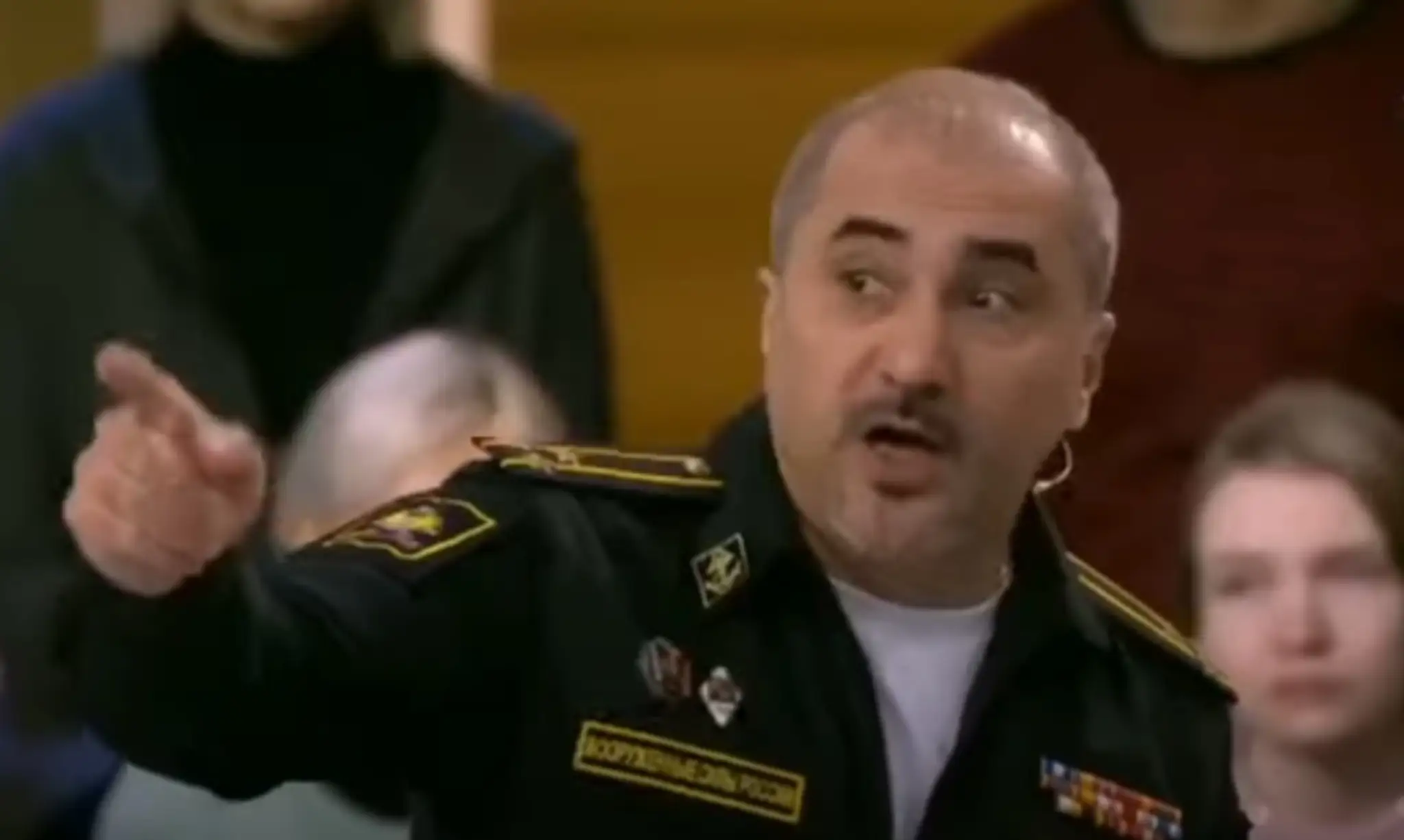 Ruský veterán Alexej Gudošnikov.