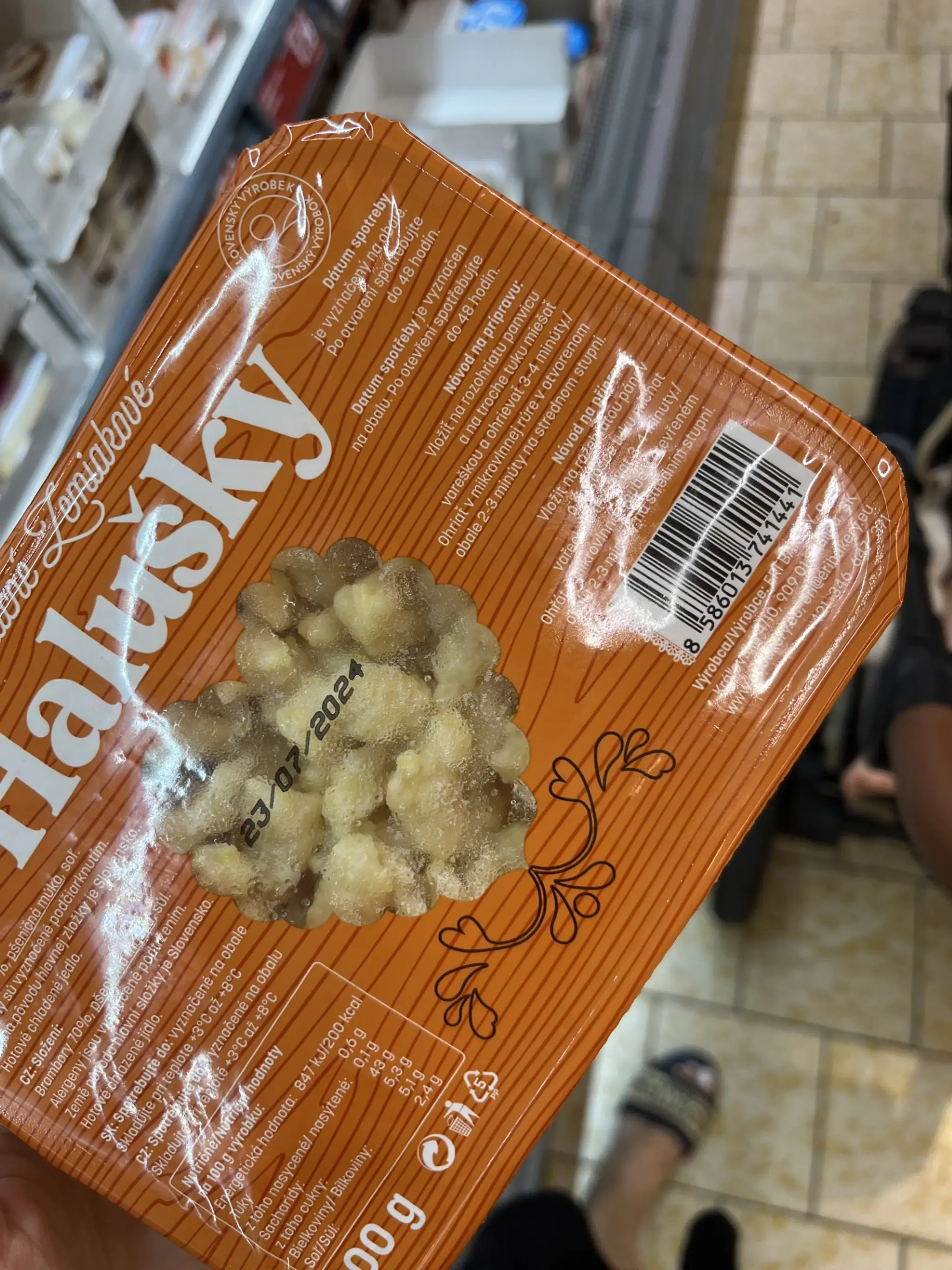 Tradičné zemiakové halušky