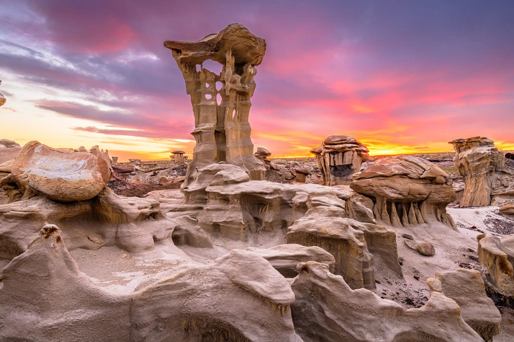 Bisti, Nové Mexiko, USA