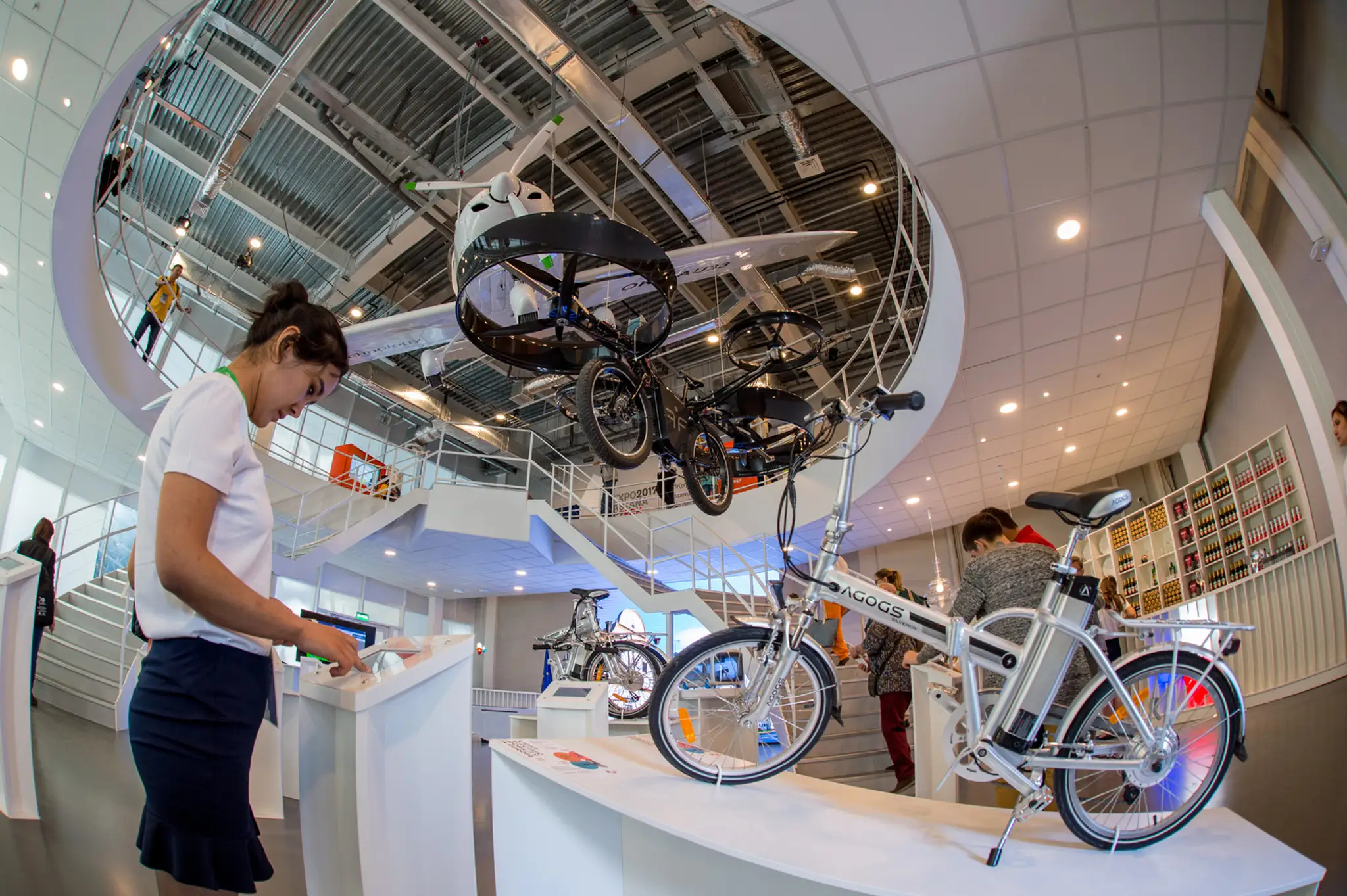 Interiér pavilónu Českej republiky na svetovej výstave Expo 2017.