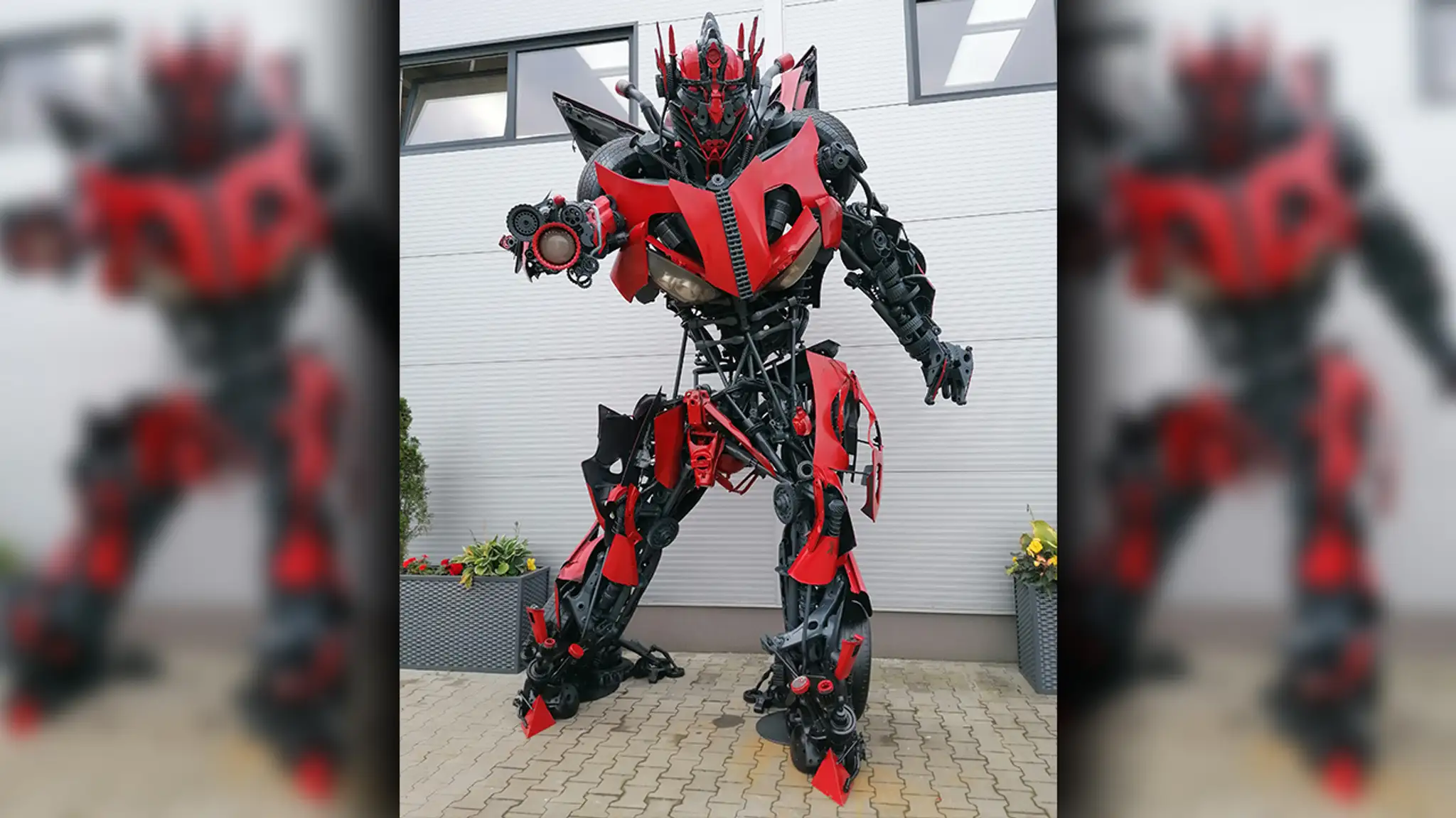 Transformer zo šrotu, ktorého urobili v Humennom.