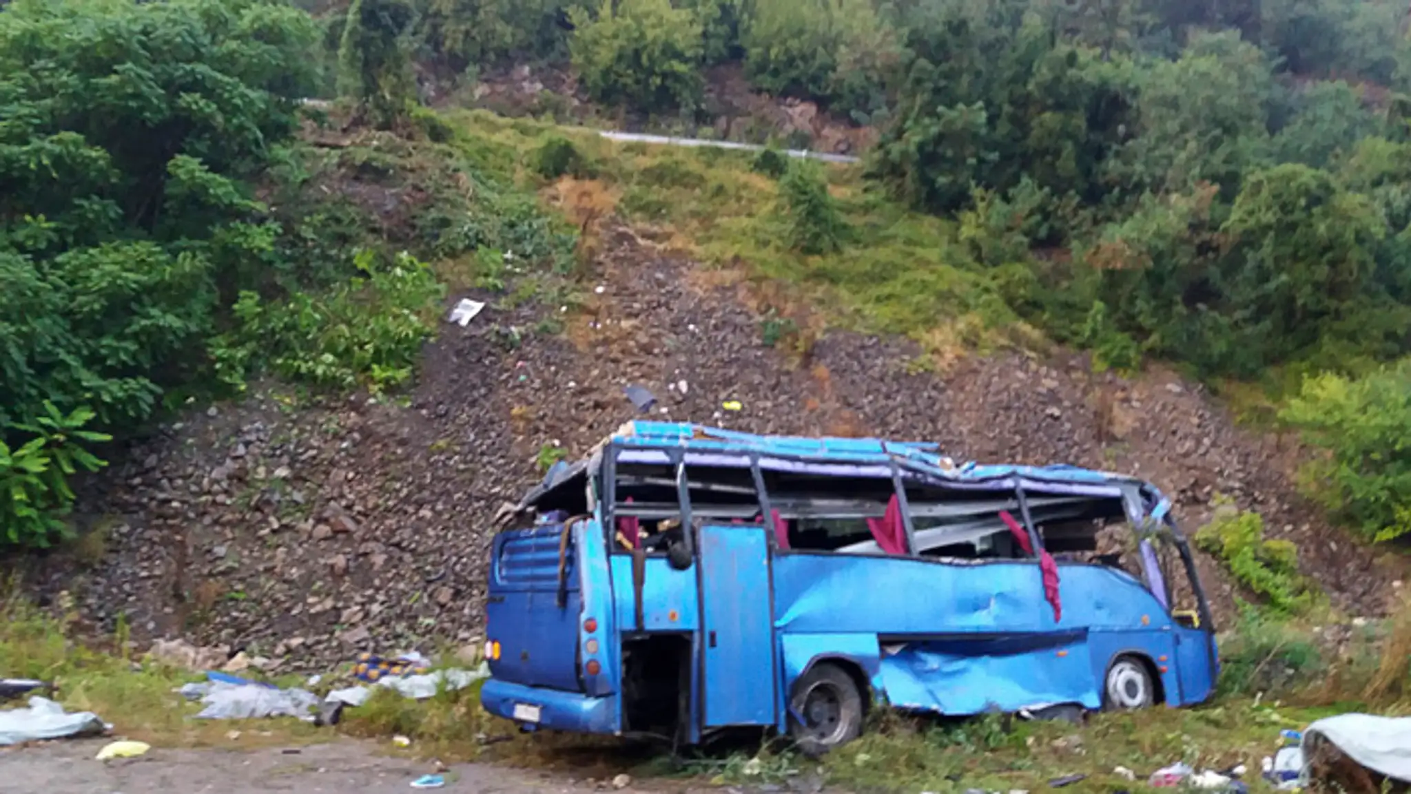 Nehoda turistického autobusu pri Sofii.