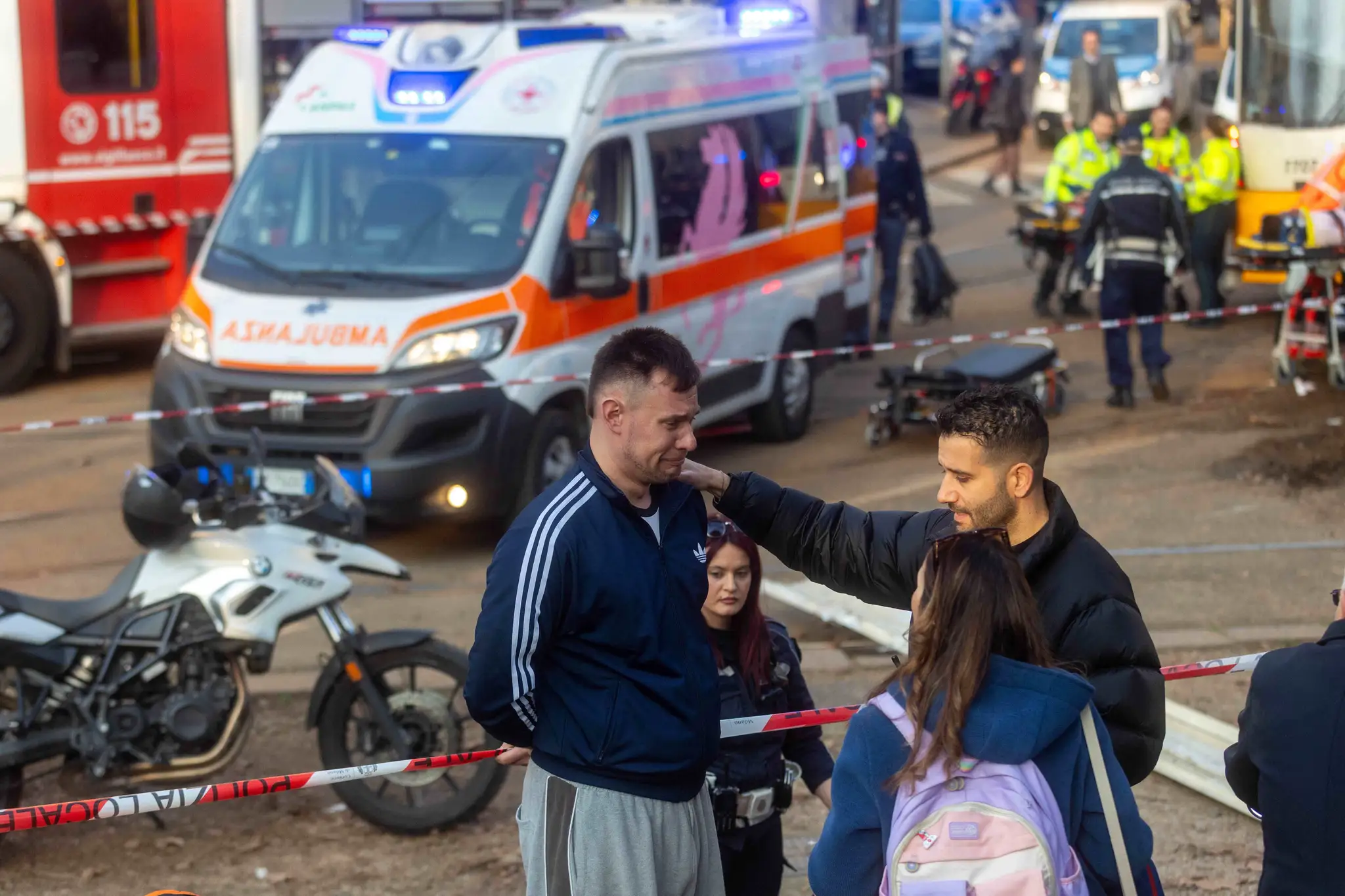 Vykoľajenie električky v Miláne