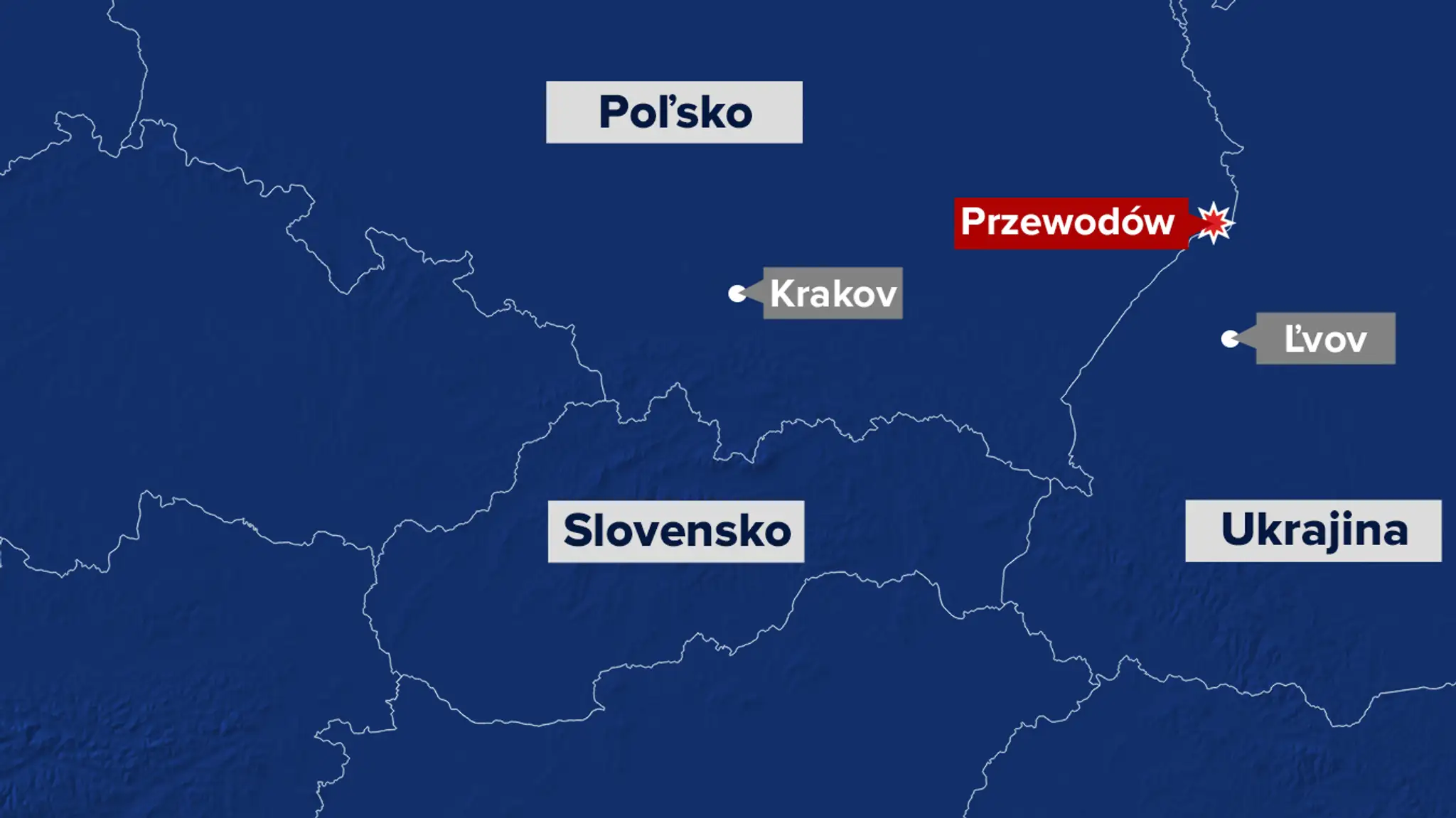 mapa Polsko