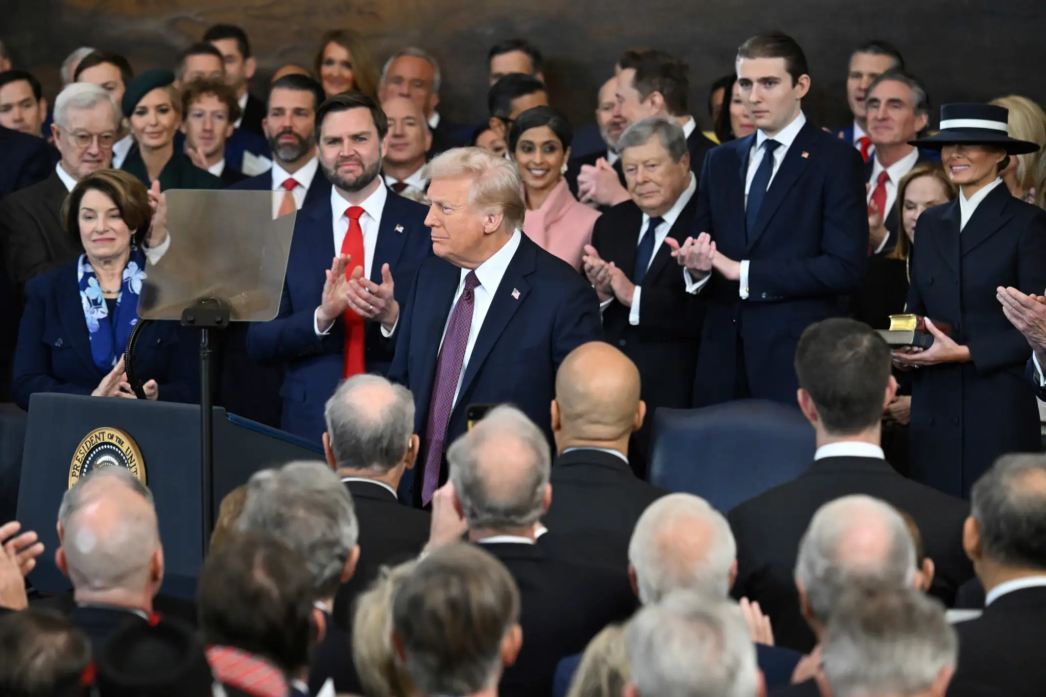 Inaugurácia 47. prezidenta USA Donalda Trumpa a 50. viceprezidenta JD Vancea