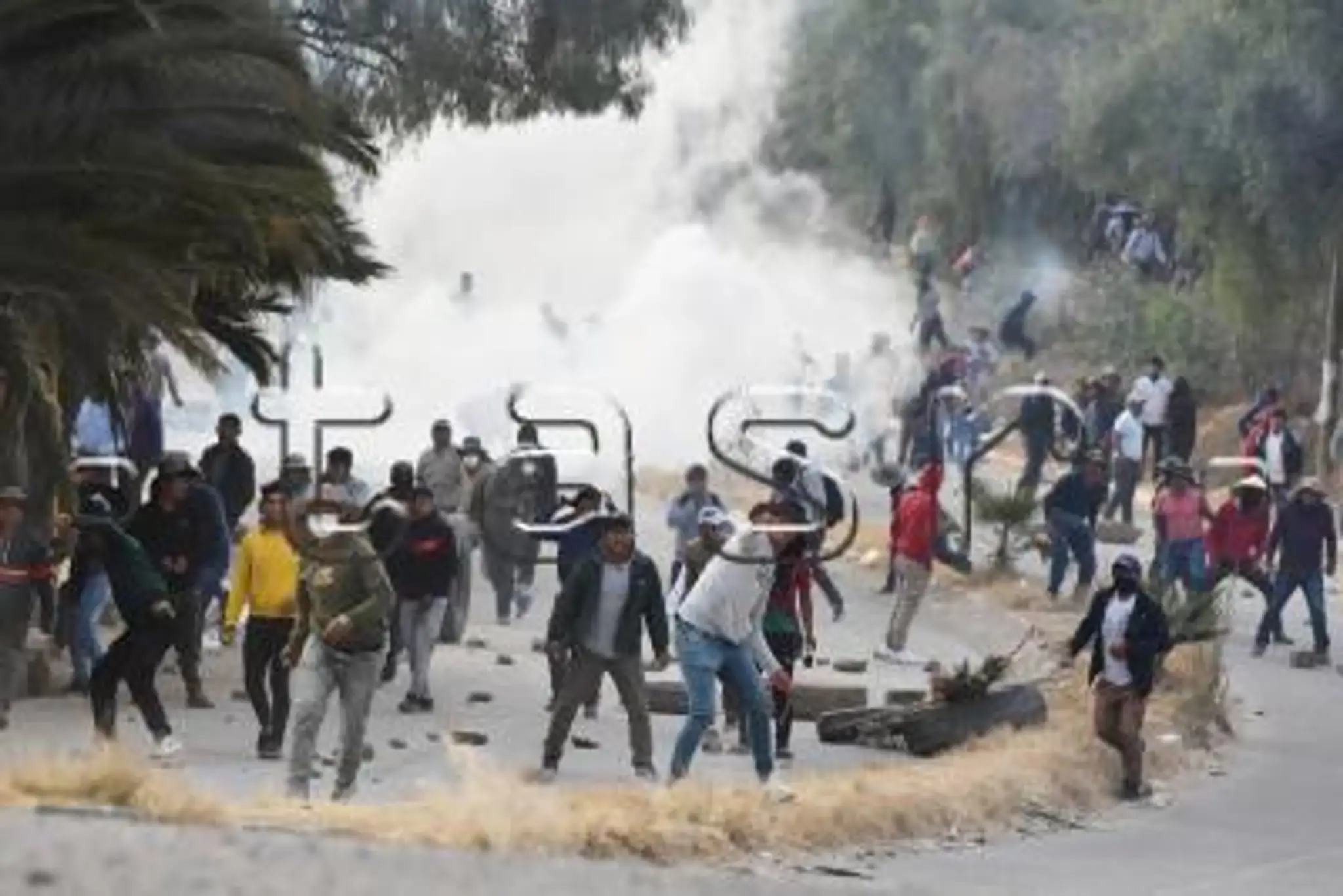 Protest v Bolívii
