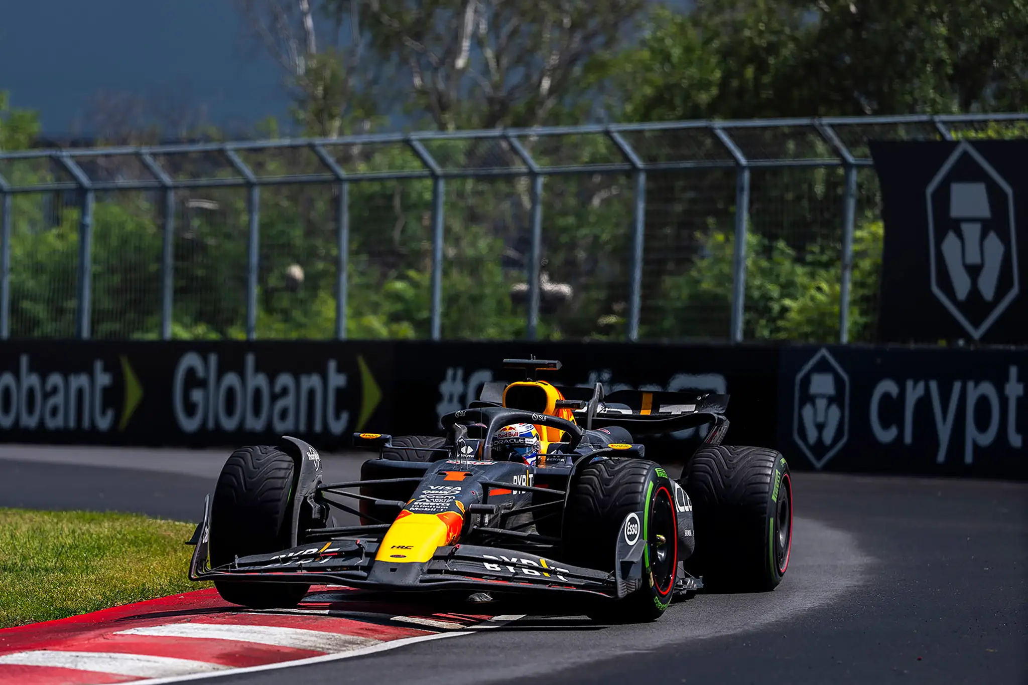 Detail monopostu Maxa Verstappena.
