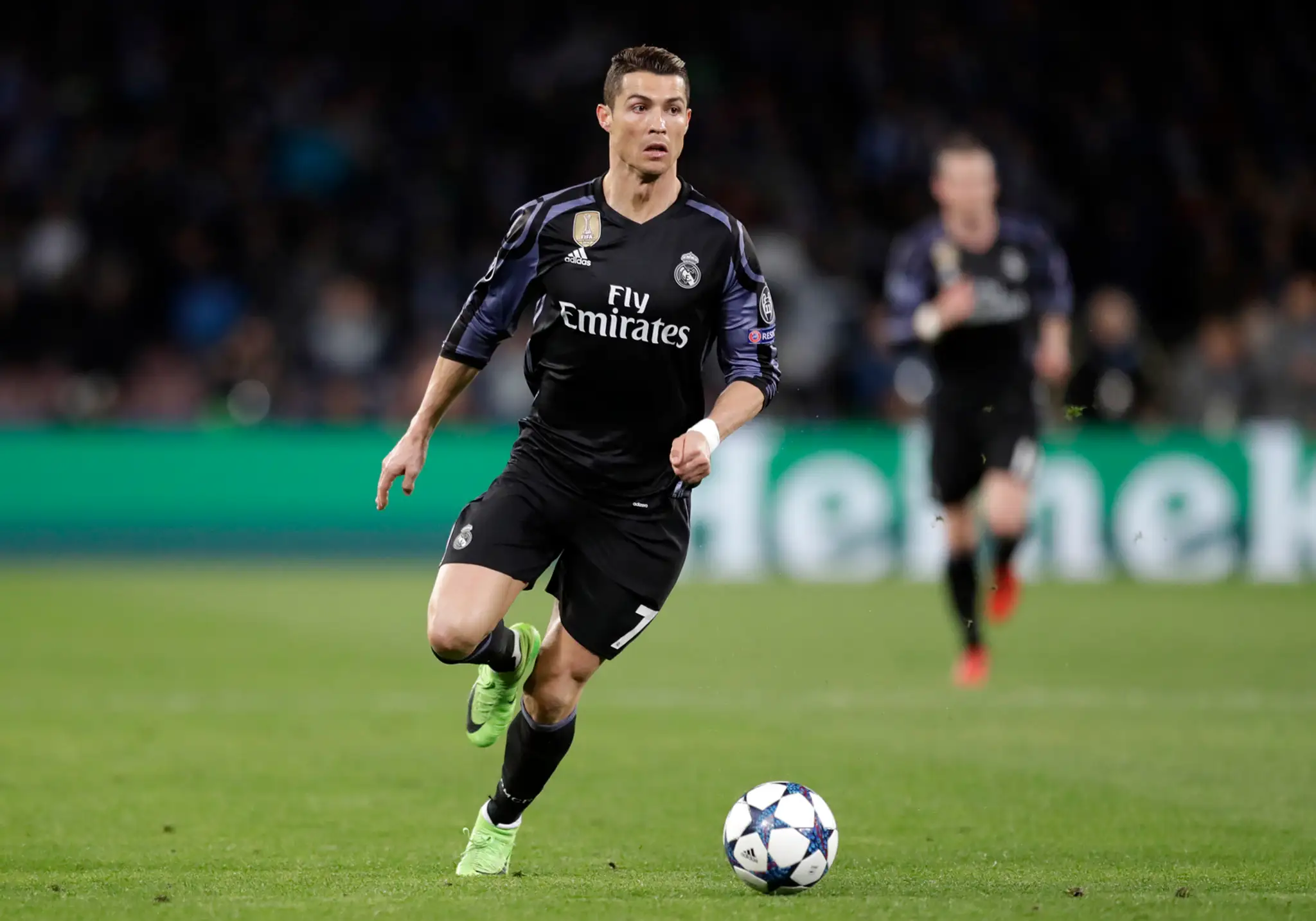 Cristiano Ronaldo z Realu Madrid v osemfinále LM.