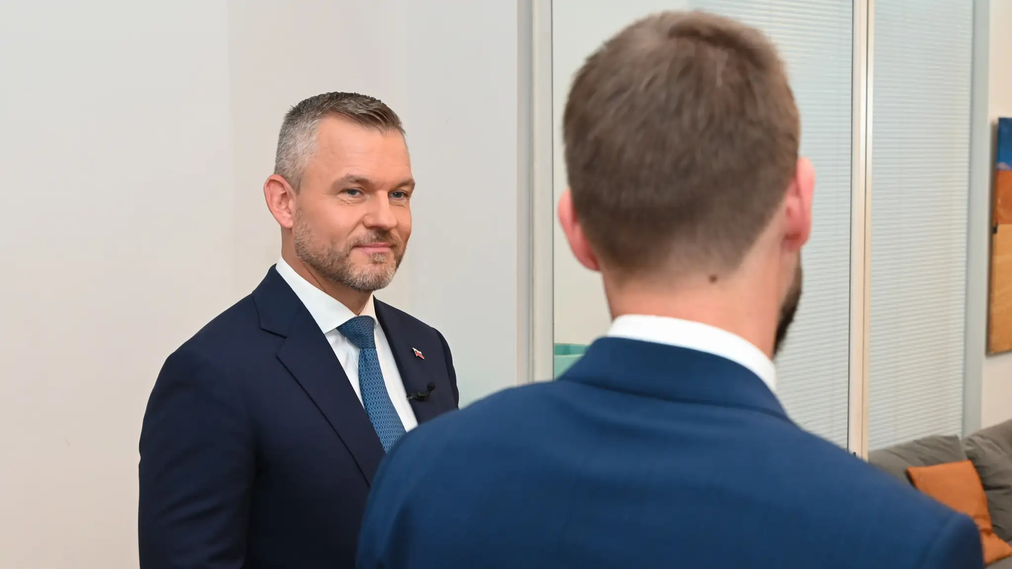 Michal Šimečka a Peter Pellegrini v relácii Na telo.