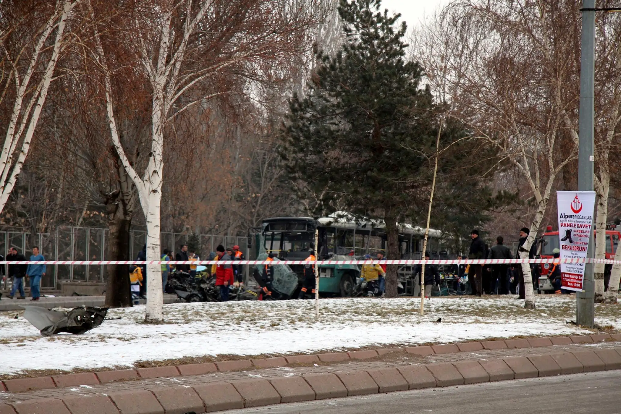 Útok na autobus s vojakmi v Turecku