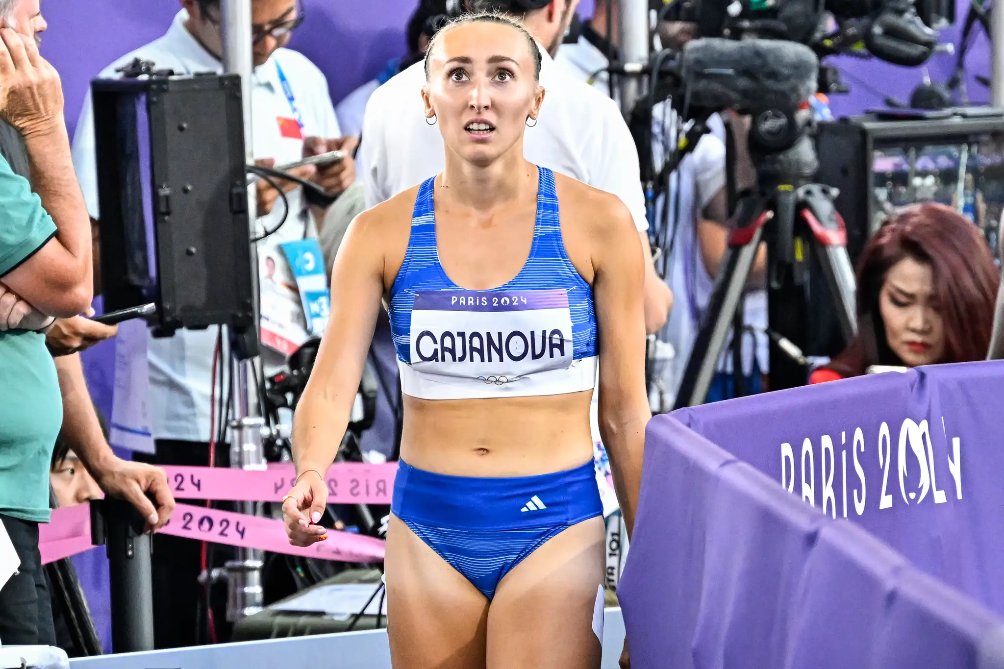 Gabriela Gajanová po semifinálovom behu na 800 metrov