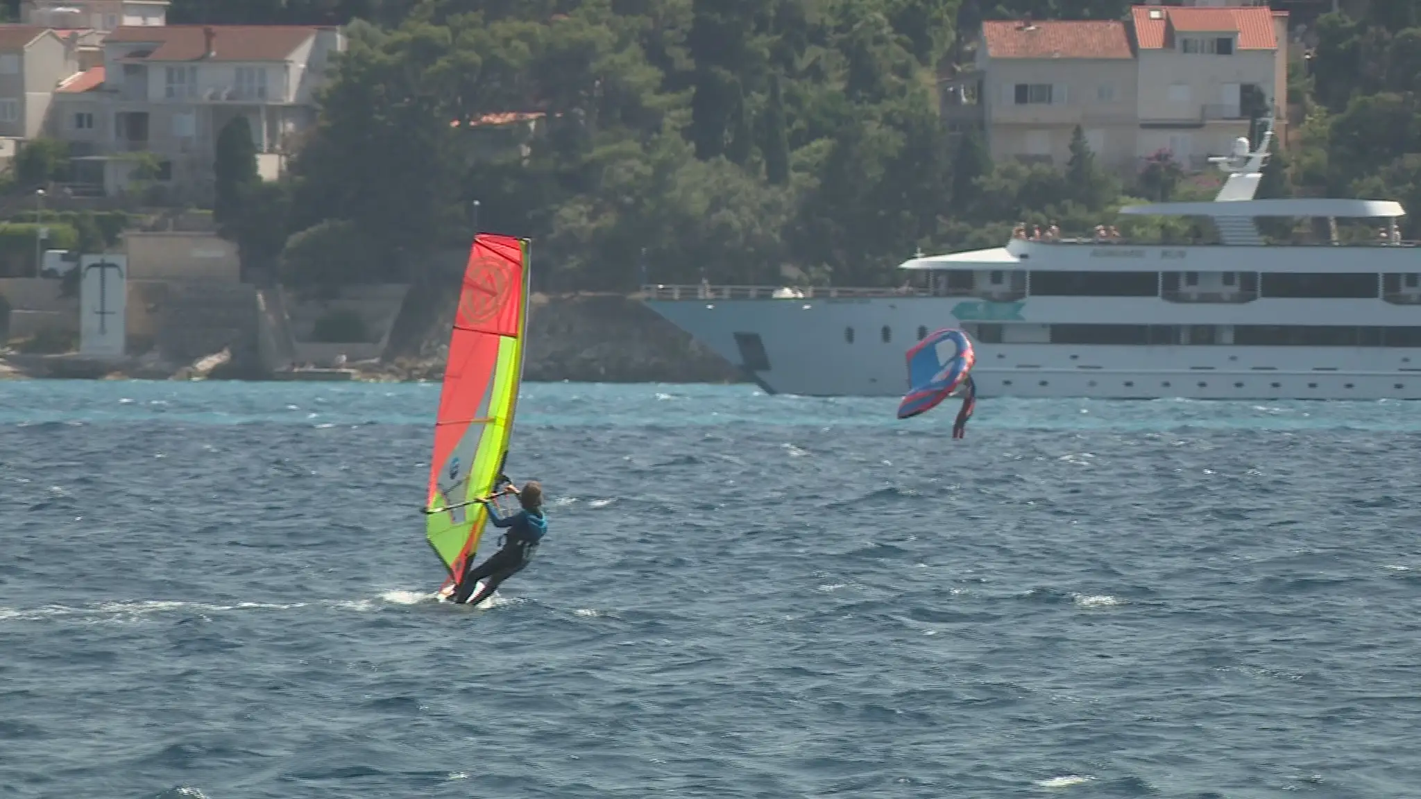 Windsurfing.