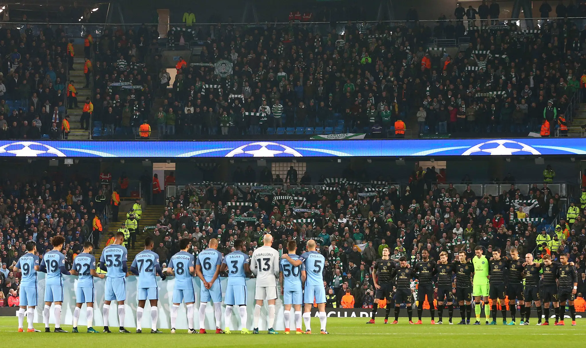 Minúta ticha pre klub Chapeconse pred duelom LM Manchester City-Celtic Glasgow.