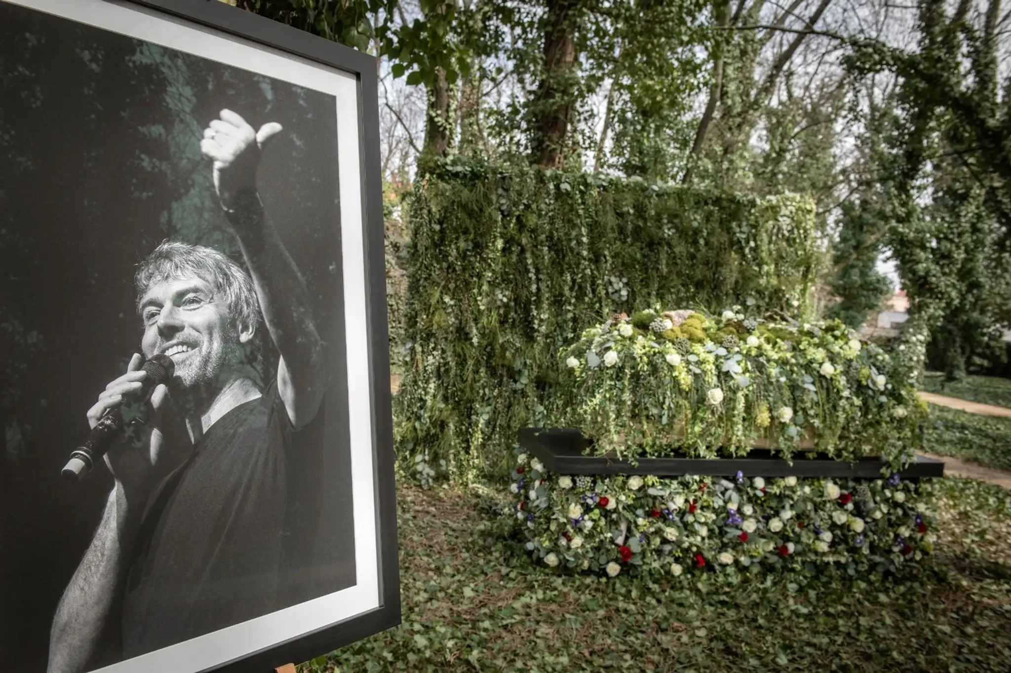 Miesto posledného odpočinku Petra Kellnera.