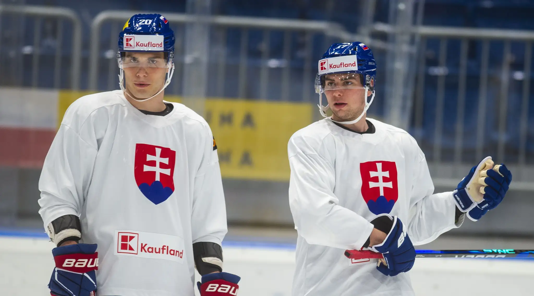 Juraj Slafkovský a Šimon Nemec.