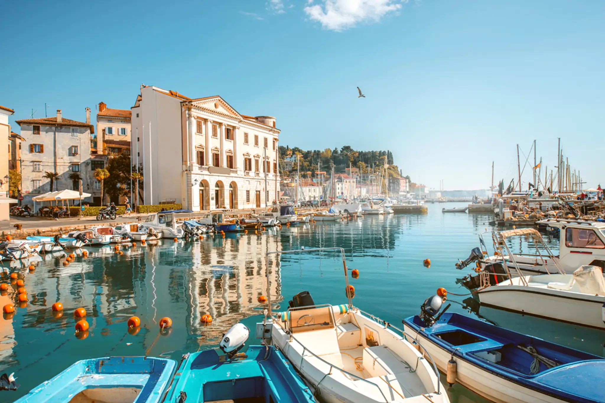 Piran, Slovinsko.