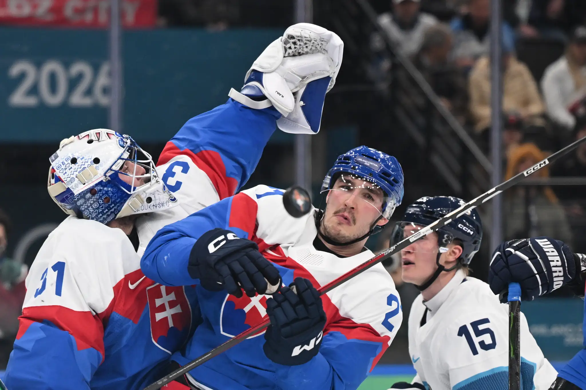 Slovensko zabojovalo o bronz proti Fínom.