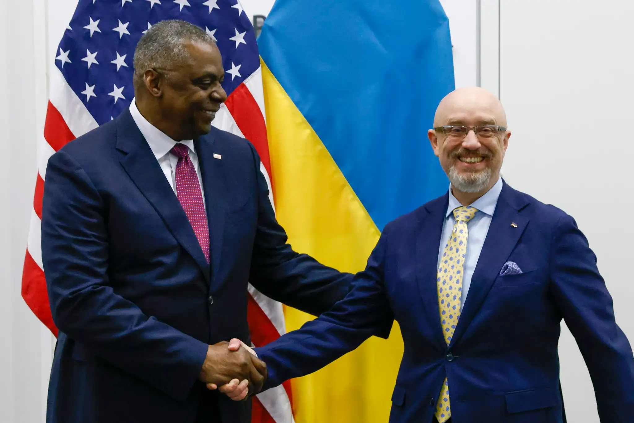 Ministri obrany Lloyd Austin a Olexij Reznikov