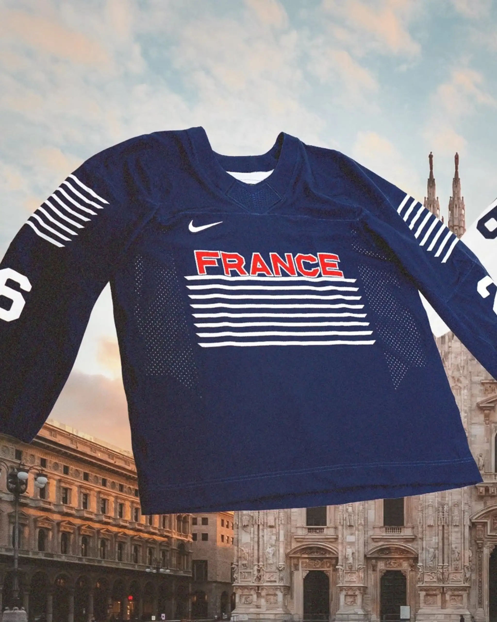 Dres Francúzska na olympiáde v Taliansku 2026.