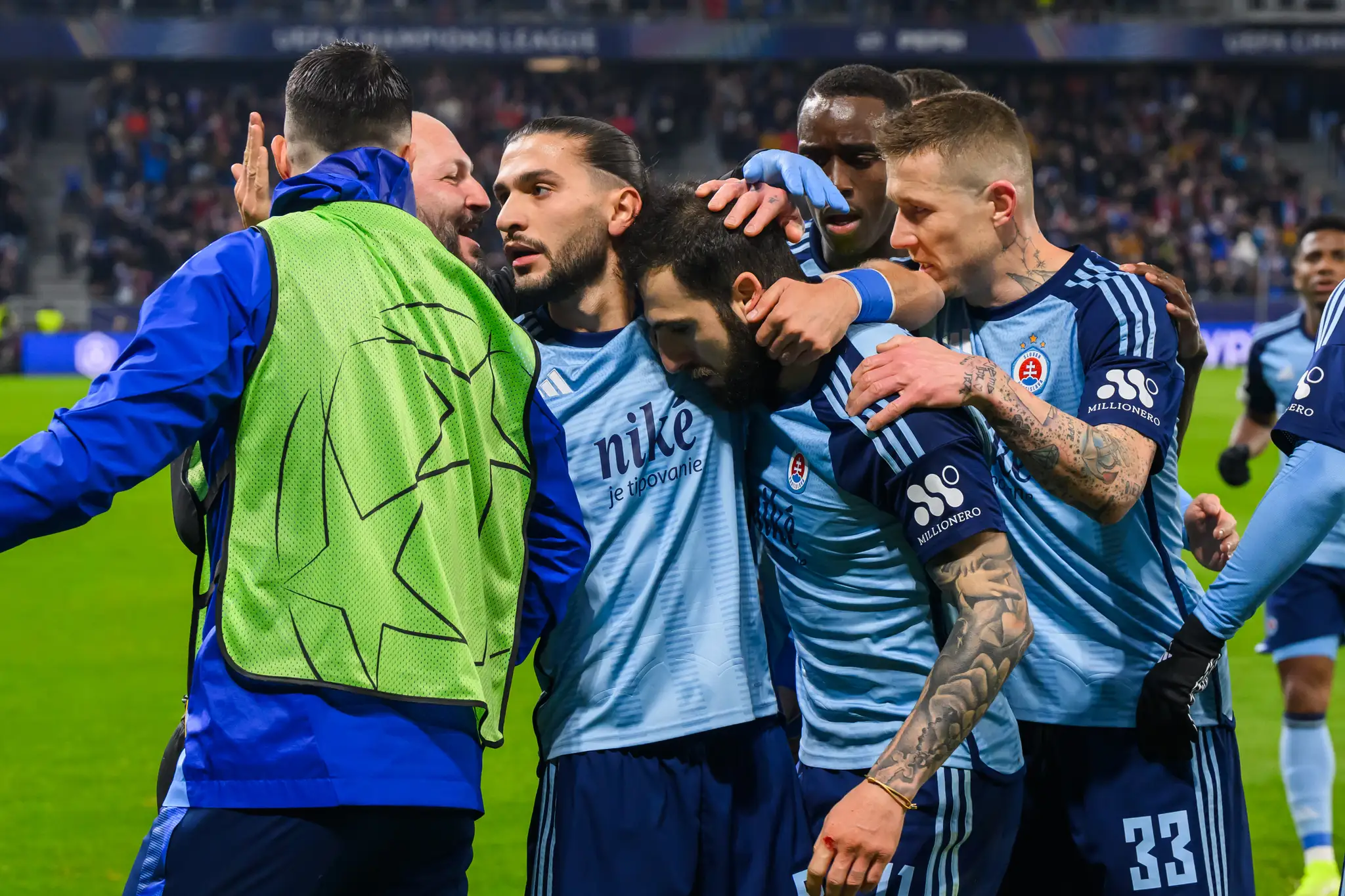 Slovan Bratislava - AC Miláno.