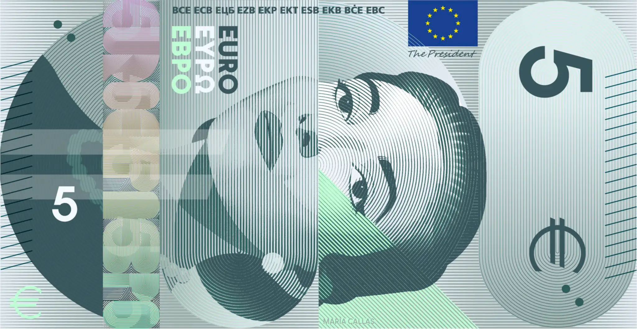 Nové eurobankovky Návrh G