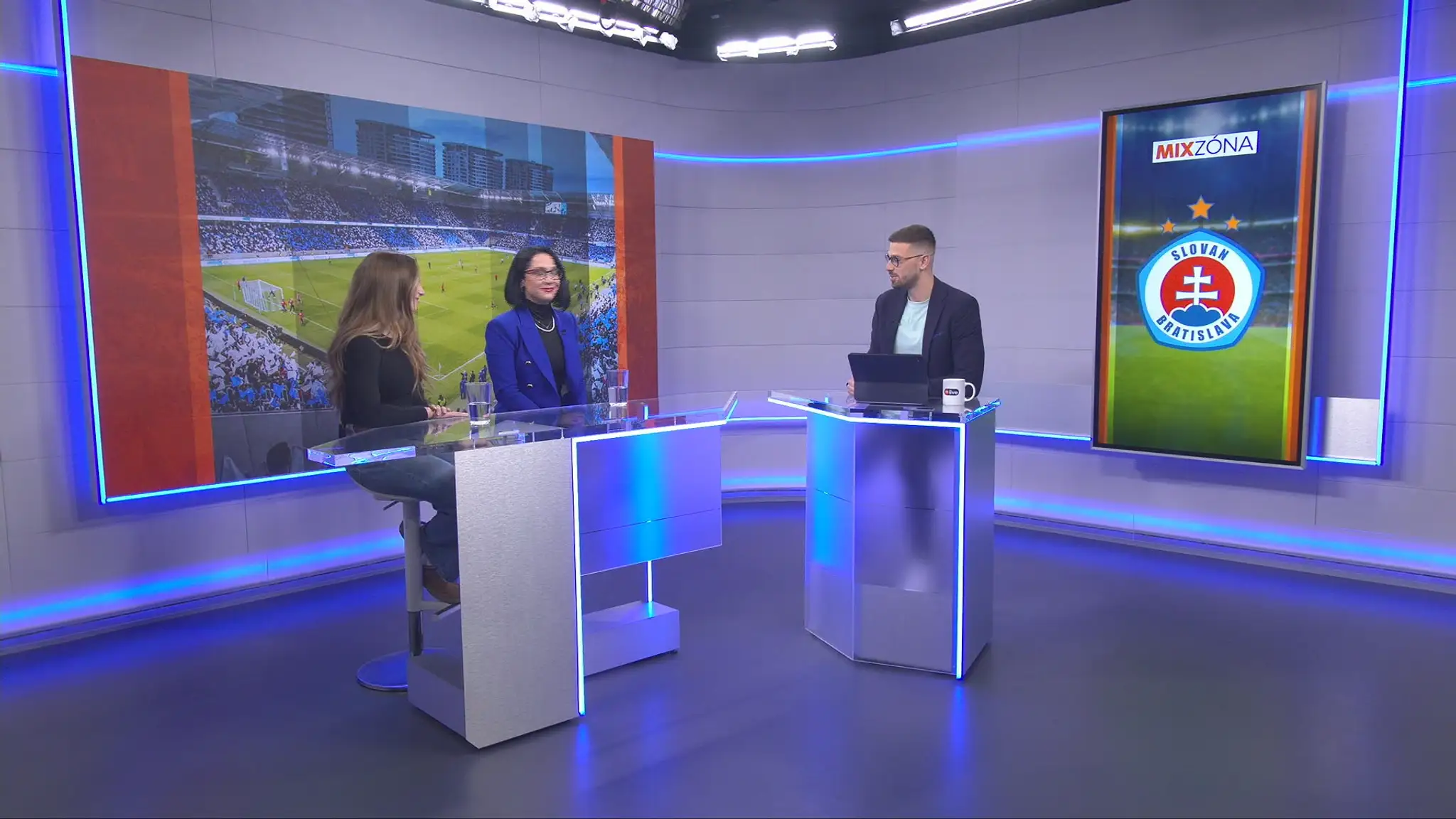 Barbora Vargová a Natália Látal Mackovičová v TN live.
