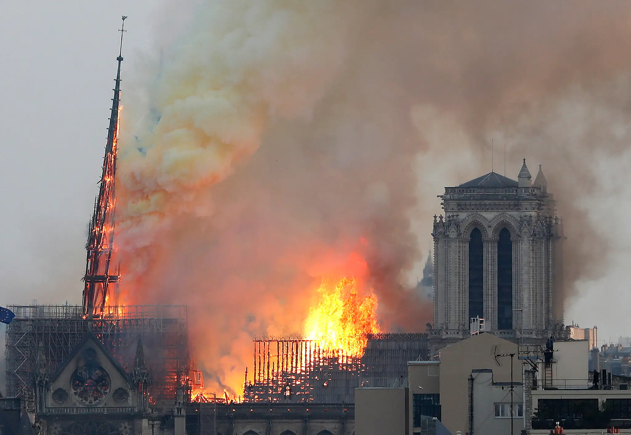 Požiar Notre Dame.