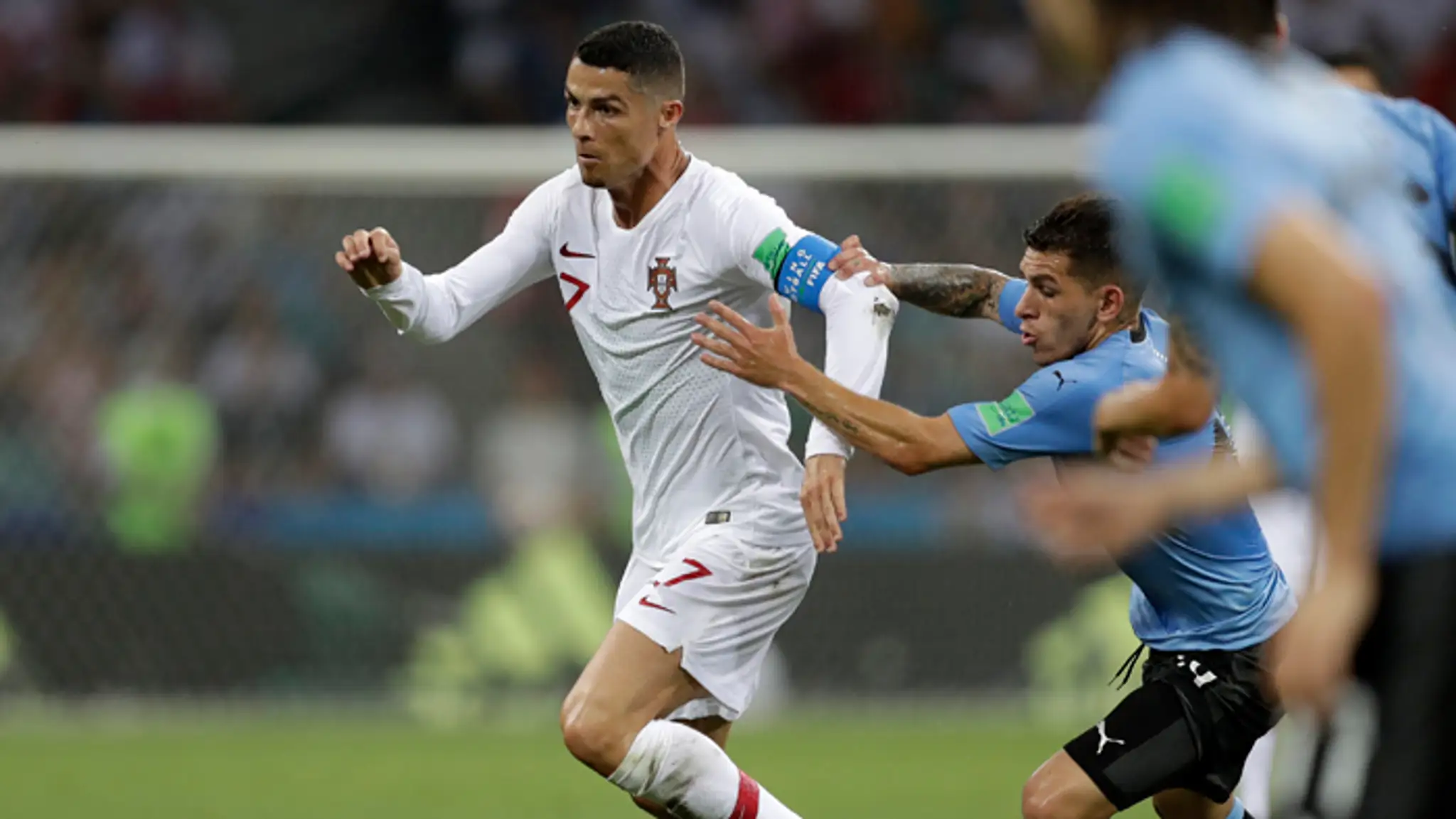 Lucas Torreira (Uruguaj) a Christiano Ronaldo (Portugalsko)