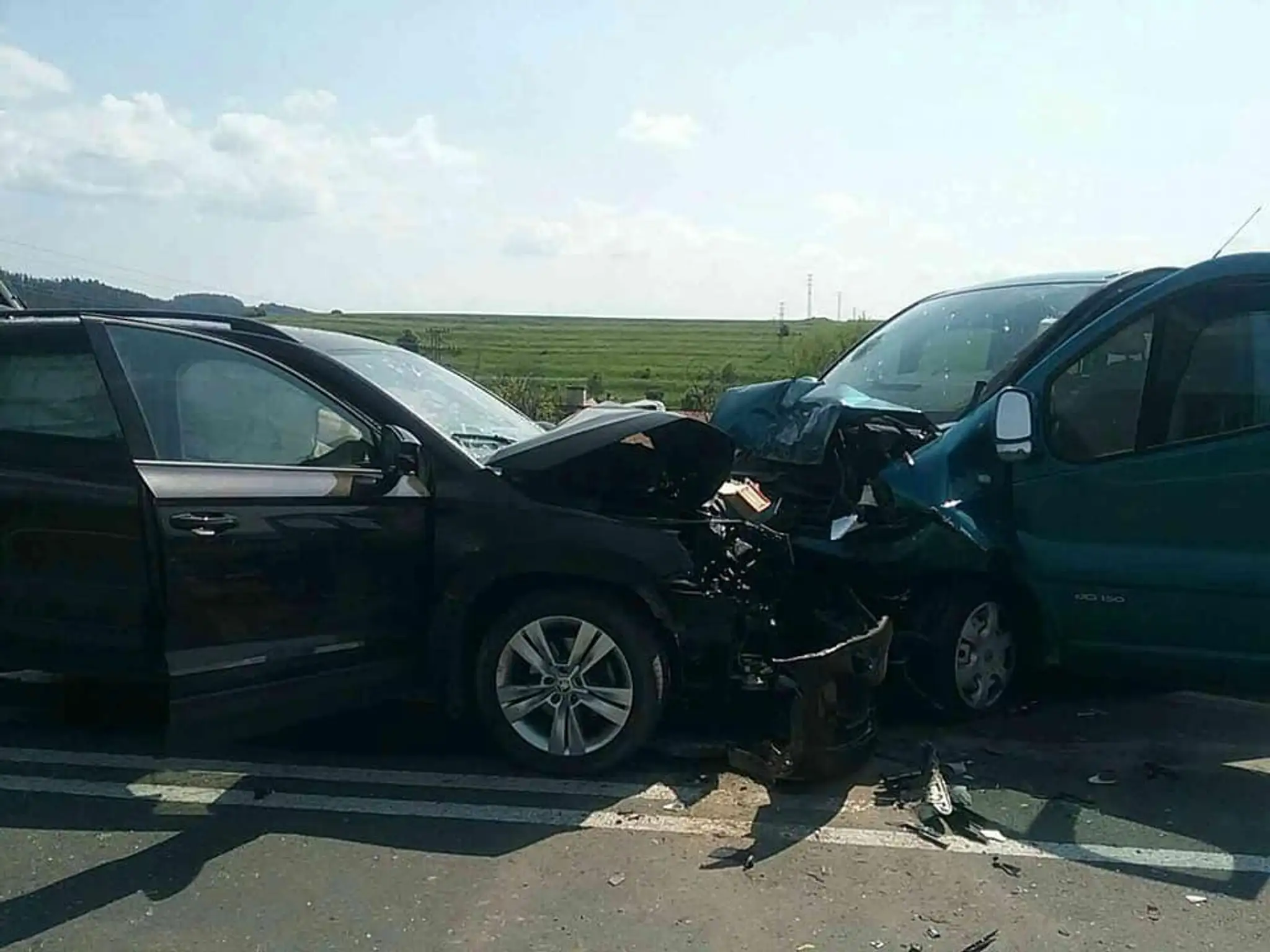 Nehoda pri Spišskej Belej.