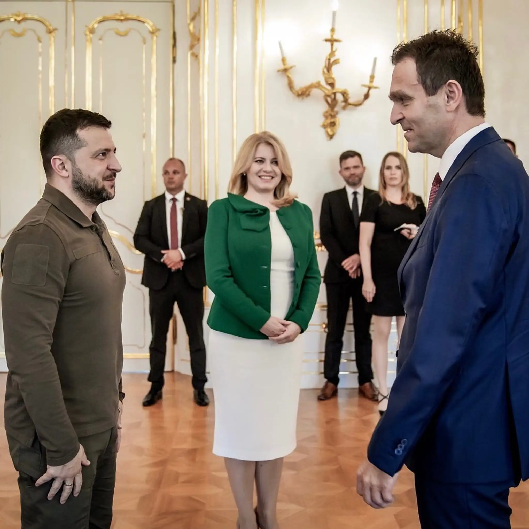 Ódor, Čaputová, Zelenskyj