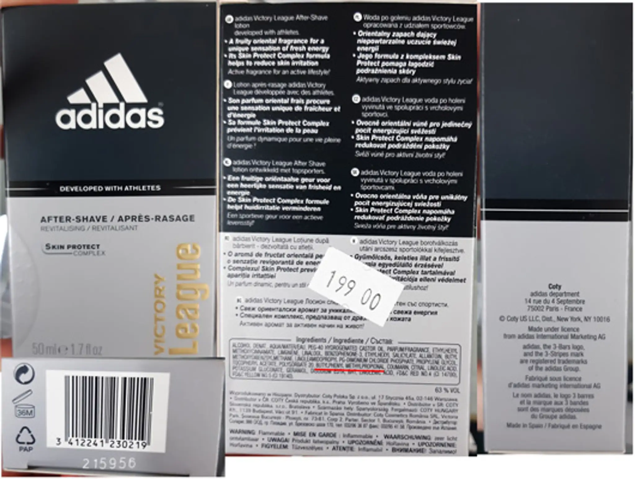 Adidas AFTER-SHAVE REVITALASING VICTORY LEAGUE – voda po holení