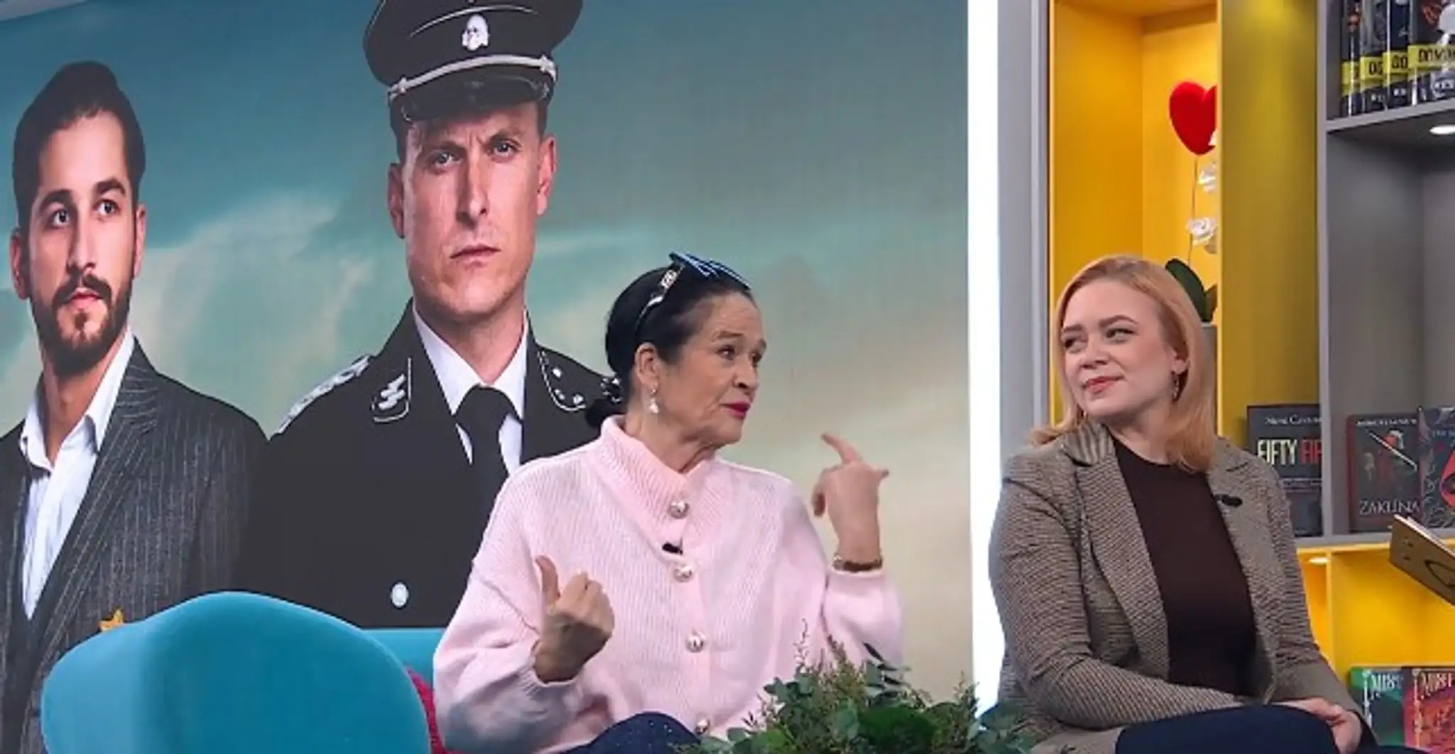 Hana Gregorová a Kamila Heribanová v Telráne.