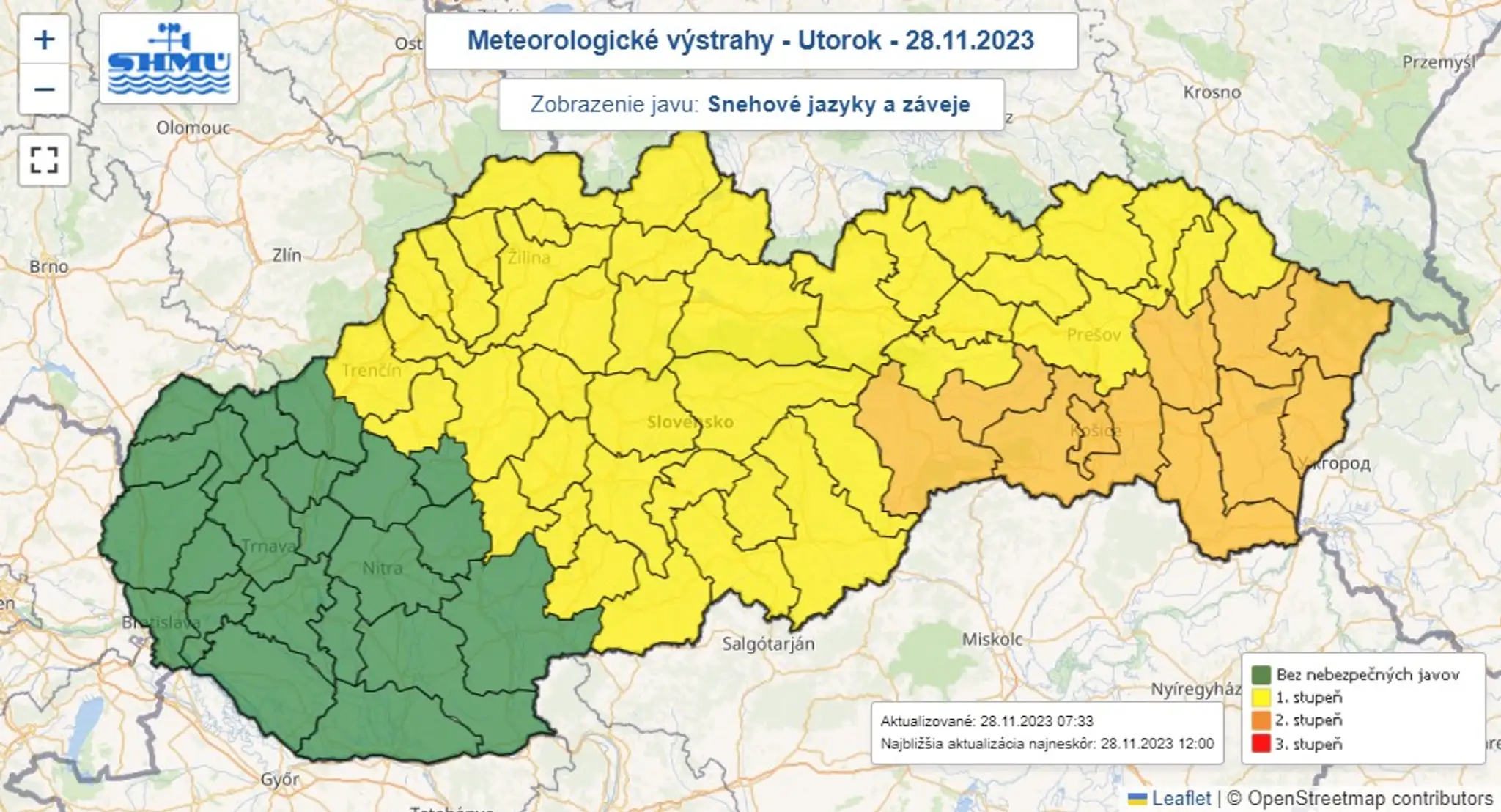 Snehové jazyky a záveje