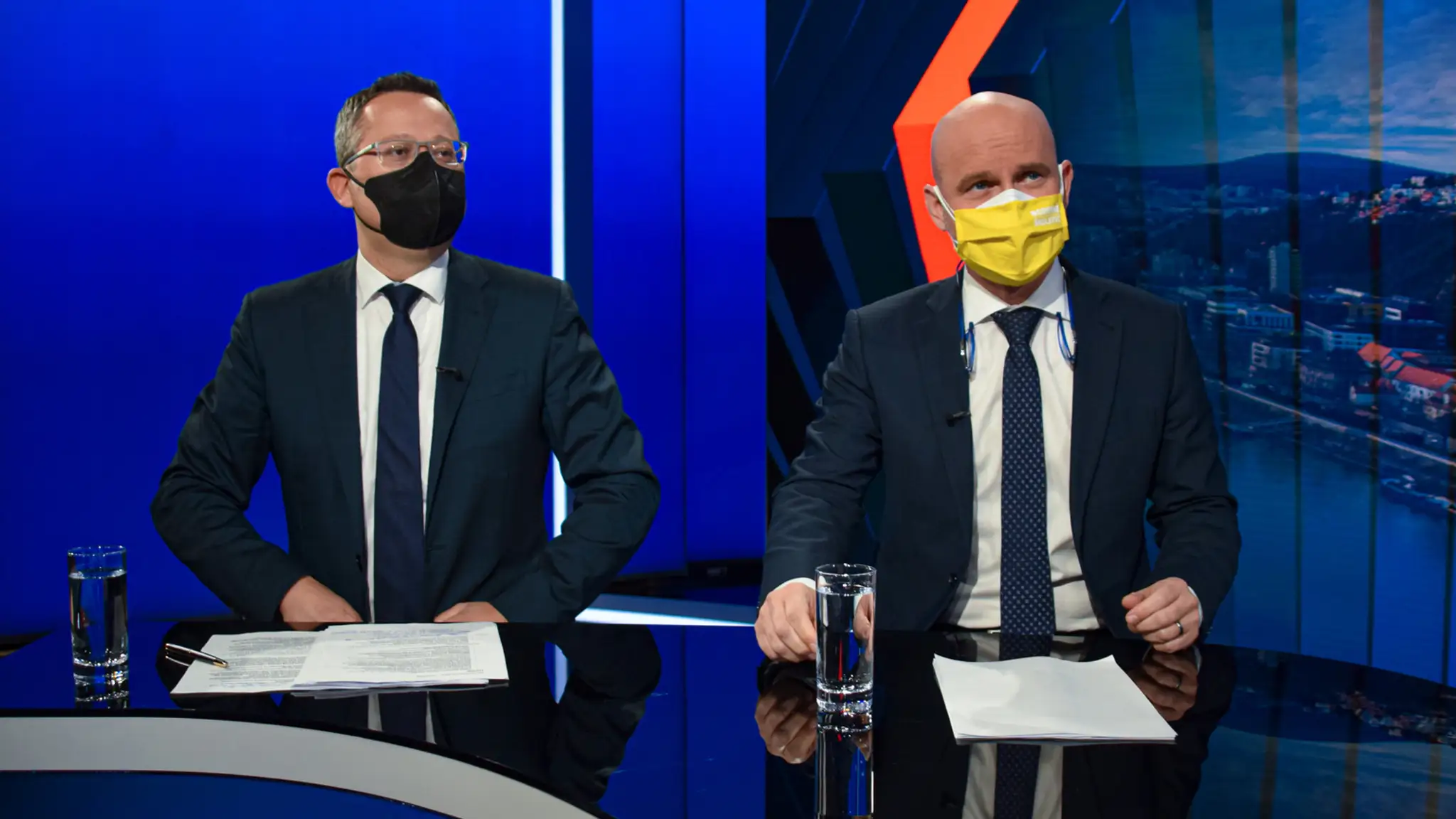 Ladislav Kamenický a Branislav Gröhling v Na telo.