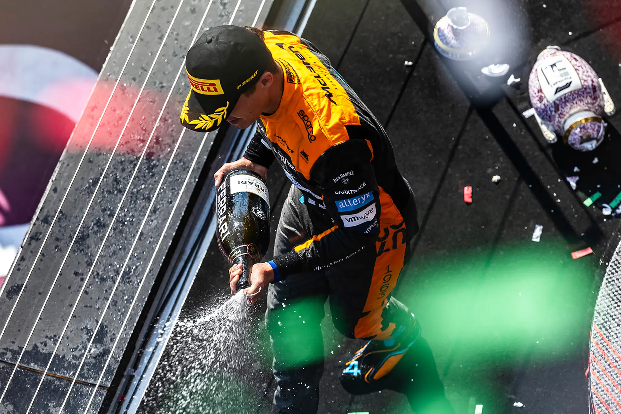 Lando Norris obsadil na Veľkej cene Maďarska druhé miesto.