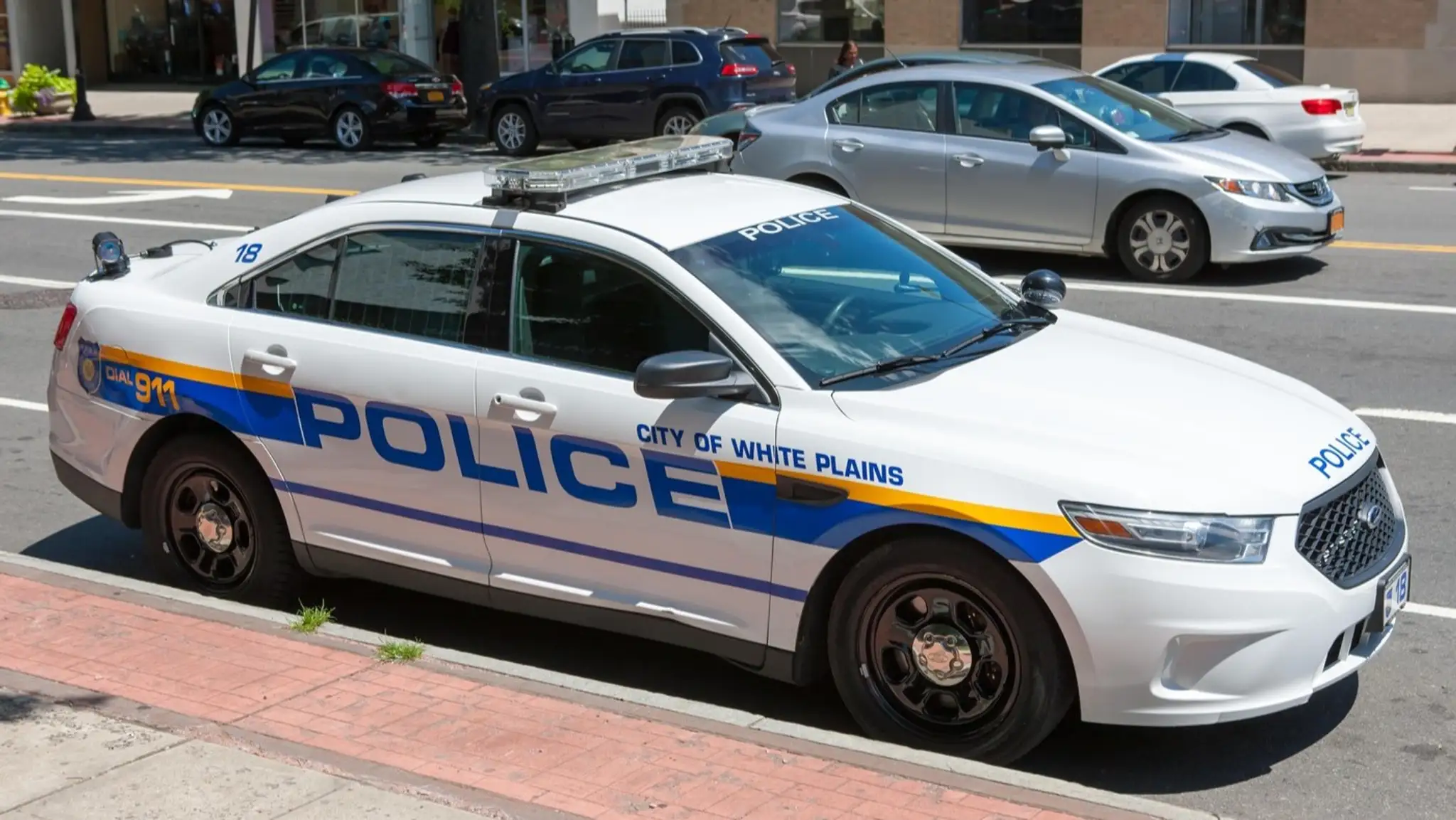 Polícia v americkom meste White Plains (ilustračná snímka)